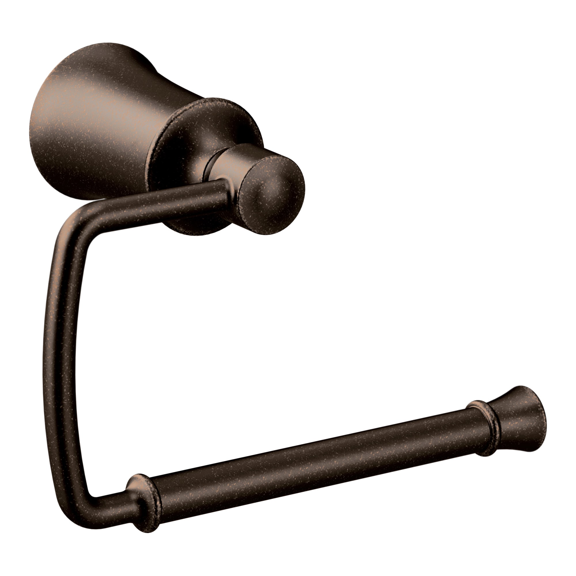 Moen YB2108ORB Oil Rubbed Bronze Wall mount Euro Toilet Paper Holder 1 -Rolls with Storage