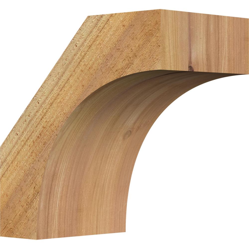 Ekena Millwork BRC06X10X10WTL00RWR 6-in x 10-in x 10-in Western Red Cedar Unfinished Wood Westlake Tough Sawn Knee Brace