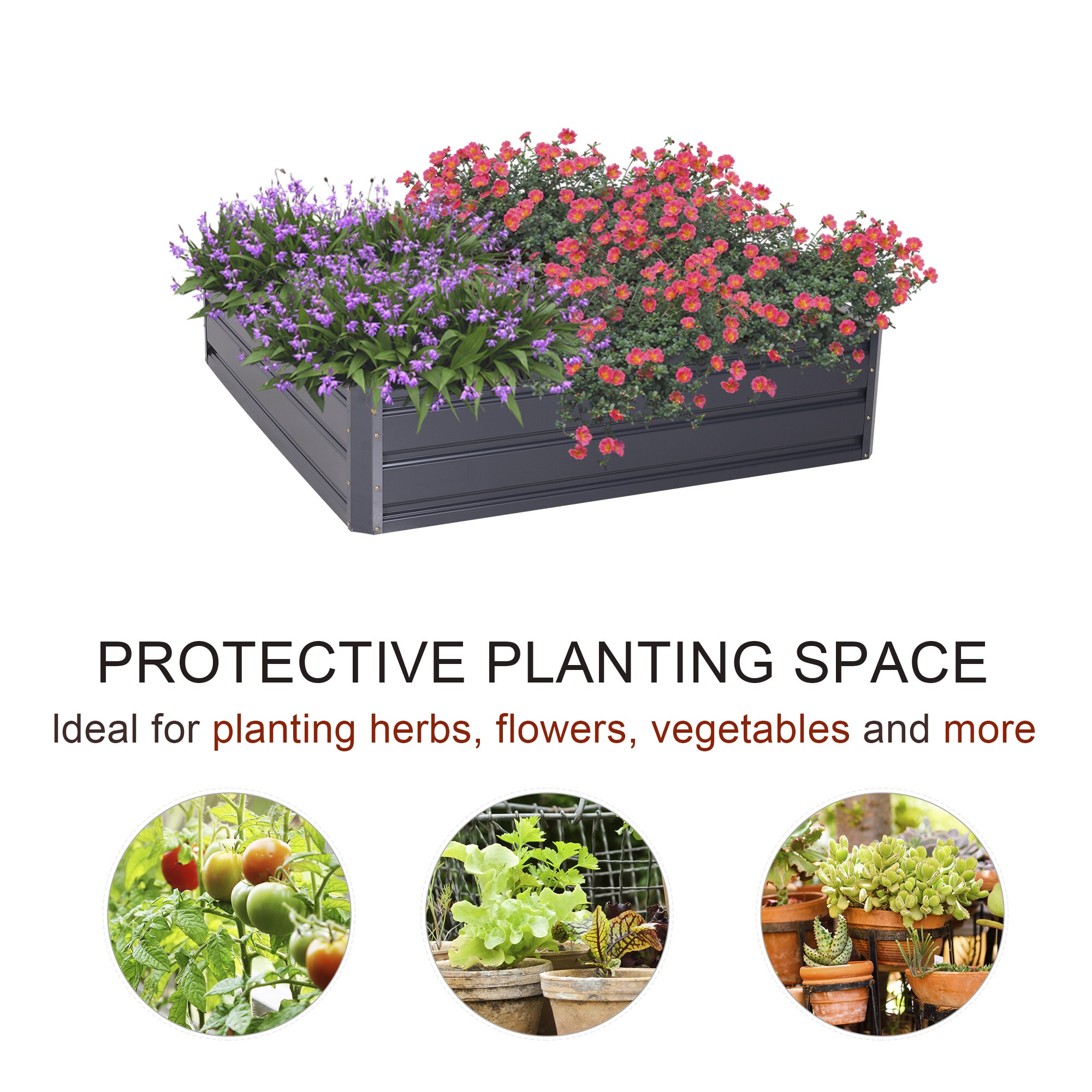 Outsunny 845-040GY Raised-Garden-Beds - View #5
