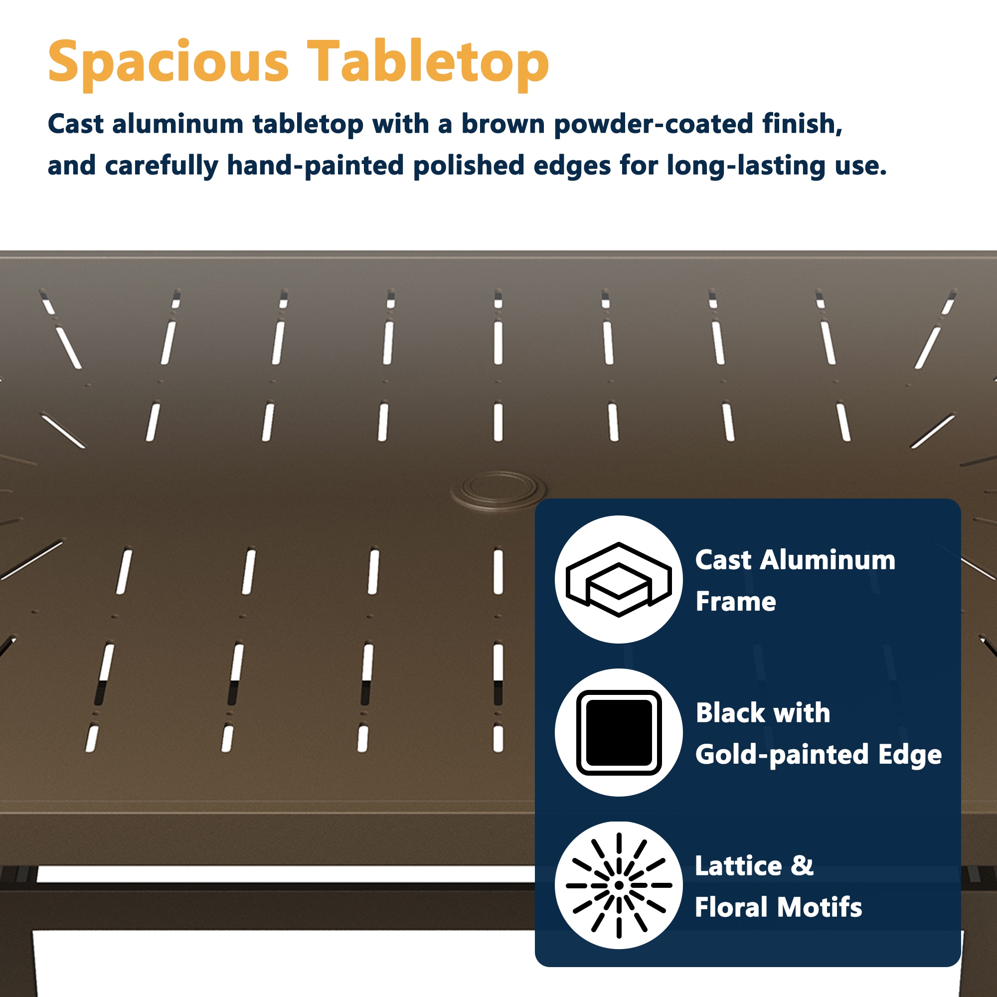 Clihome CL-LD4272CXDT Patio-Tables - View #6