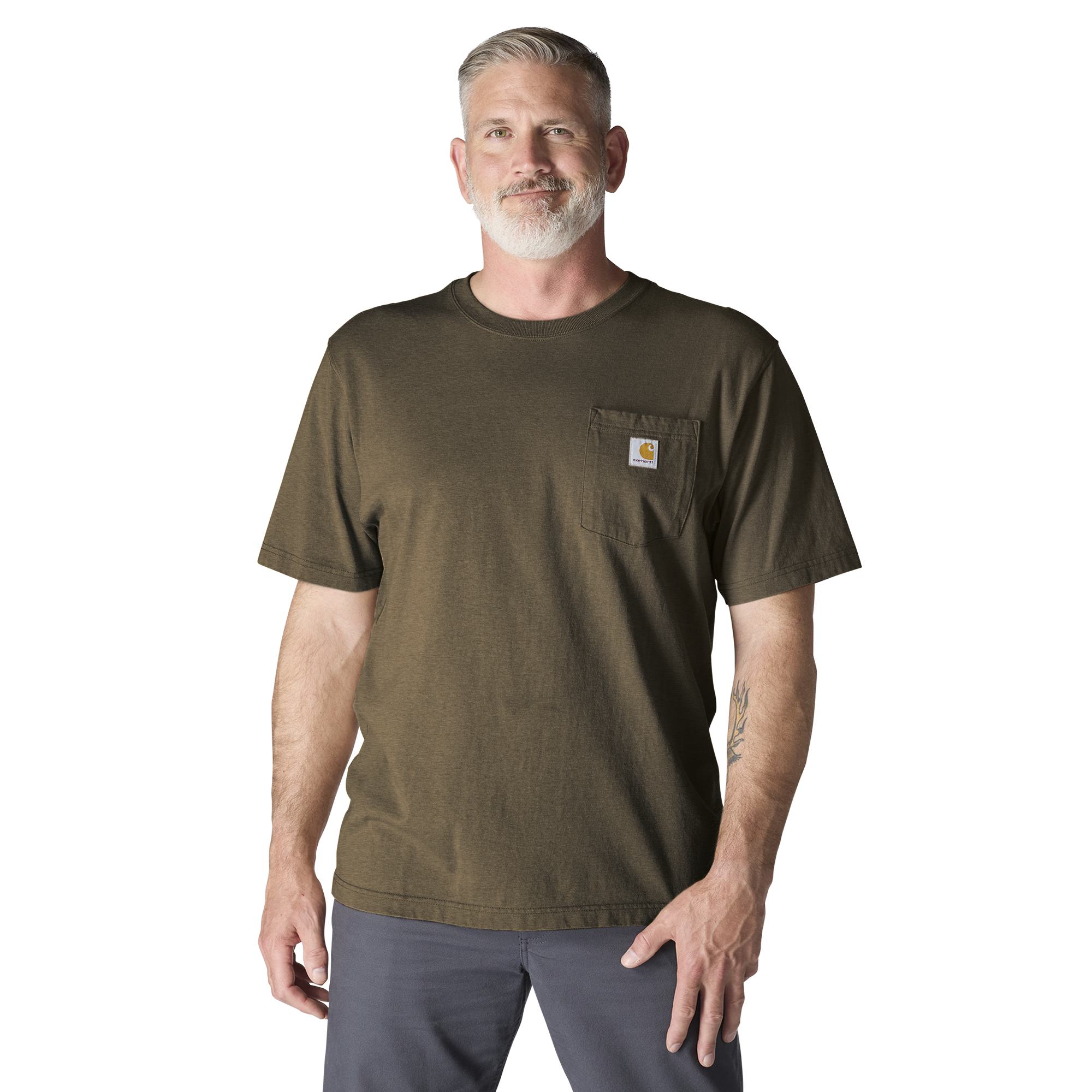 Carhartt Men's Heavyweight Knit Short Sleeve Solid T-shirt