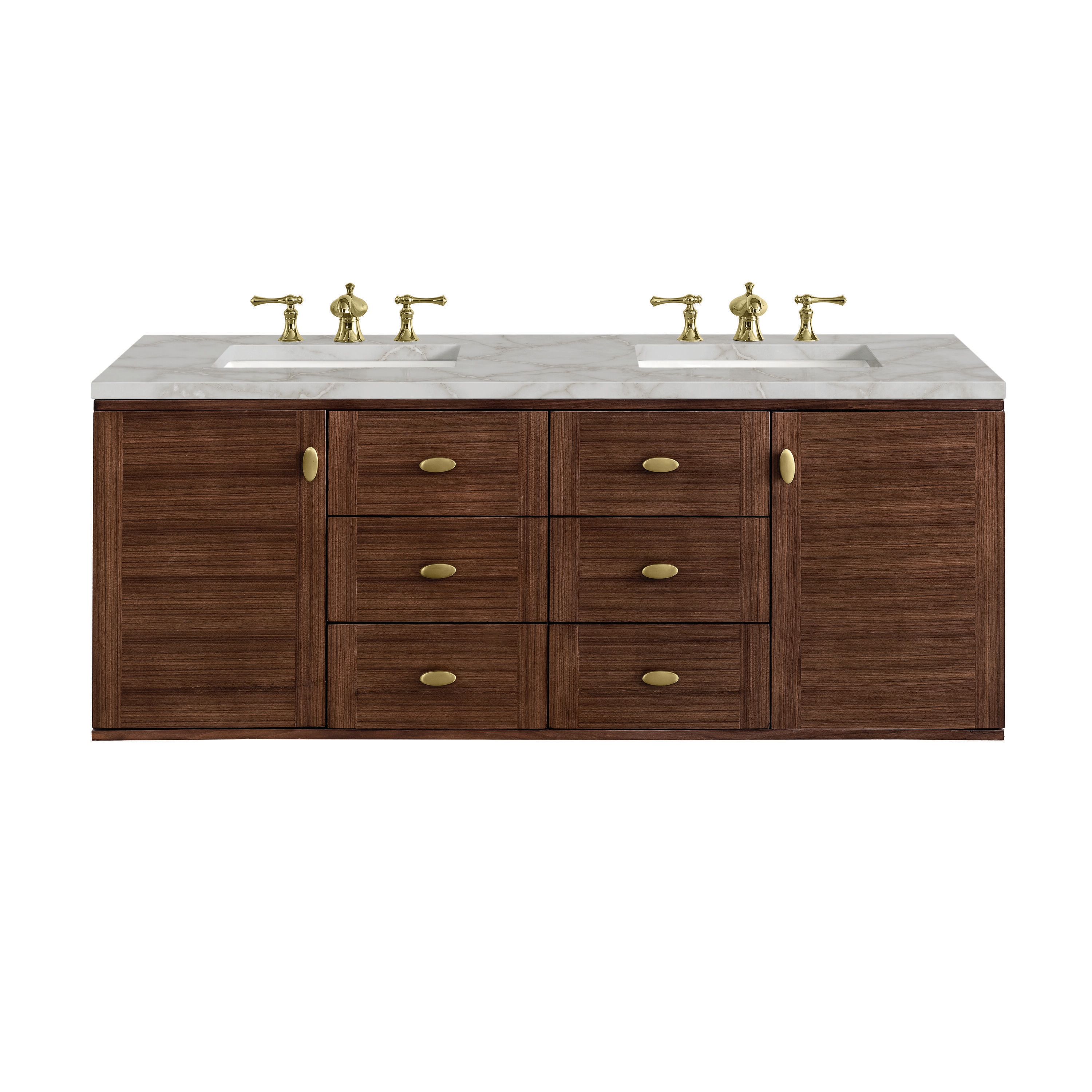 James Martin Vanities 670-V60D-WLT-FVSL Bath-Vanity-Combo - View #2