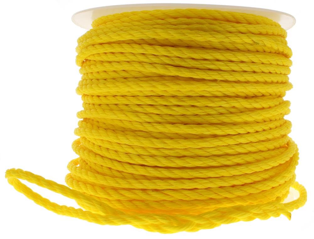 IDEAL 0.38-in x 600-ft Braided Polypropylene Rope (By-the-Roll) in the Rope  (By-the-Roll) department at