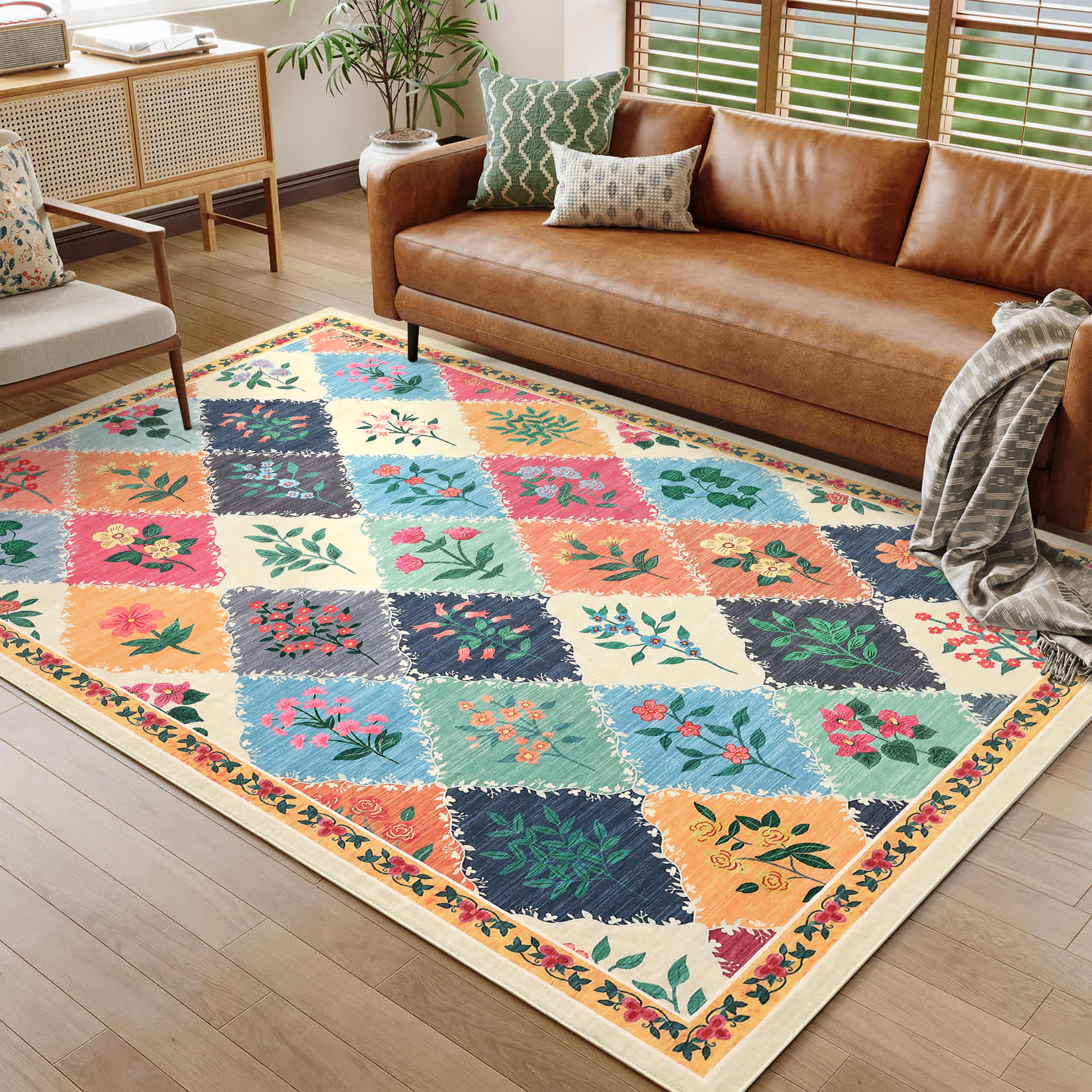 Qeetex SUNNY-PHK-34SHN3R3 rugs - View #2
