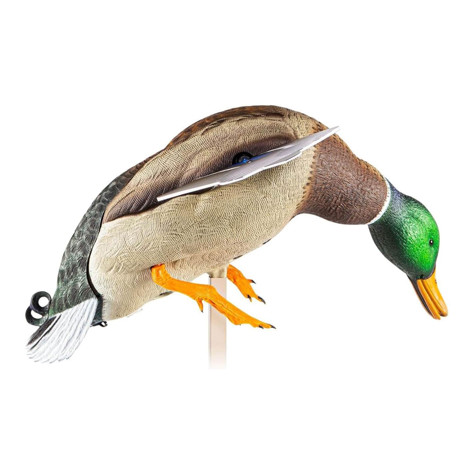 Realistic Mallard Duck Decoy with Spinning Wings
