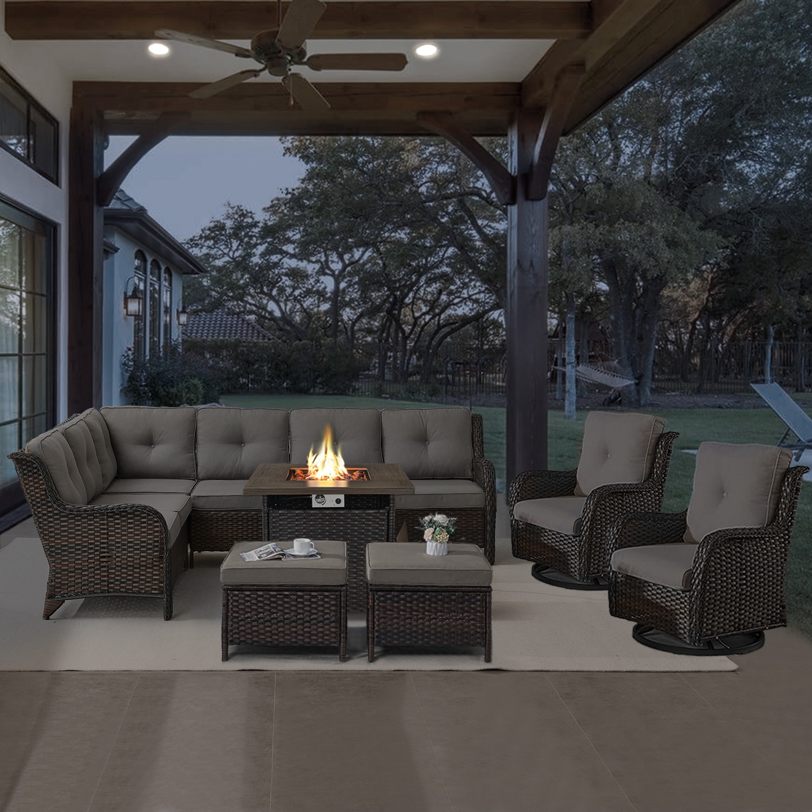 Rilyson FS2314054056058098-3 Patio-Conversation-Sets - View #3