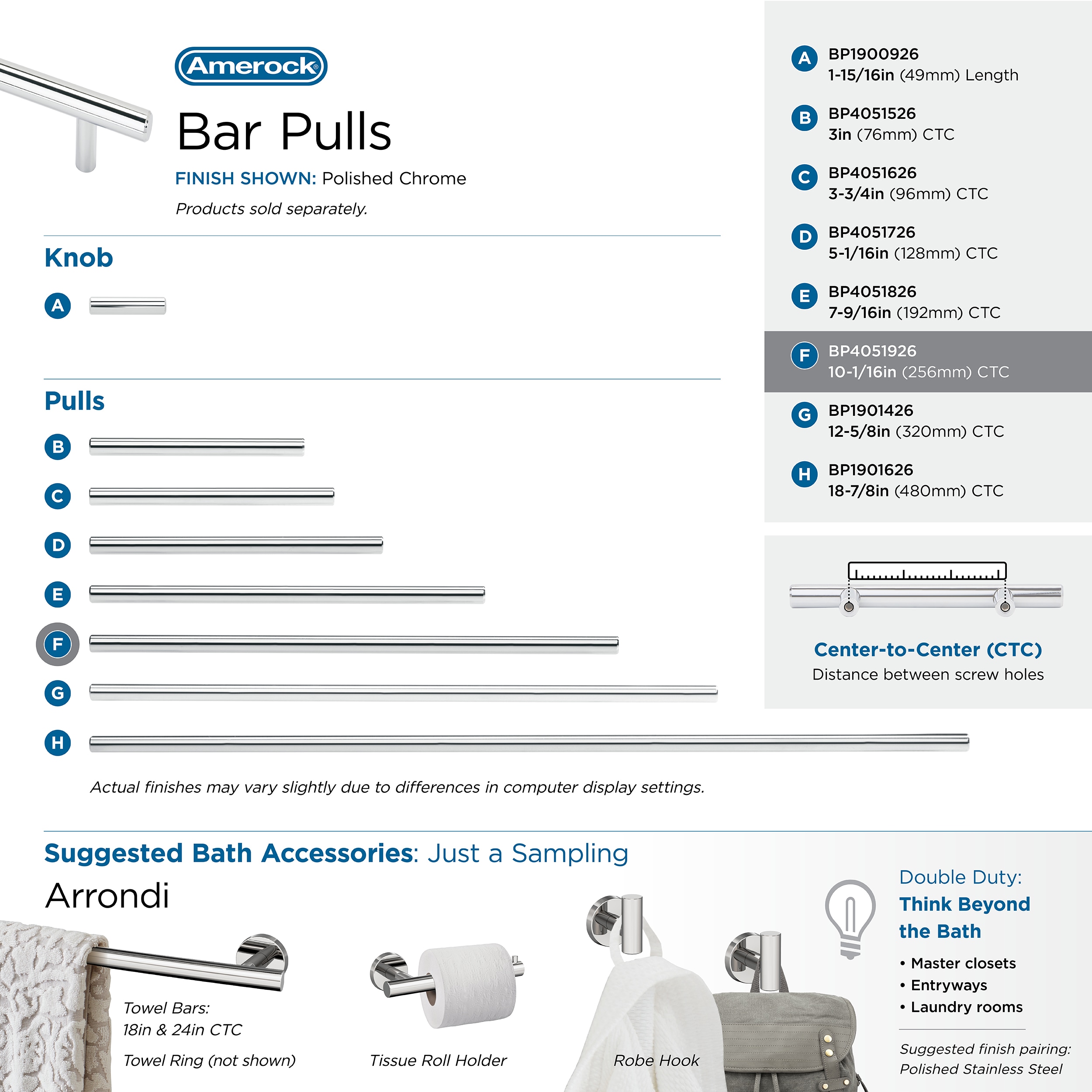 Amerock BP4051926 Cabinet-Pulls - View #6