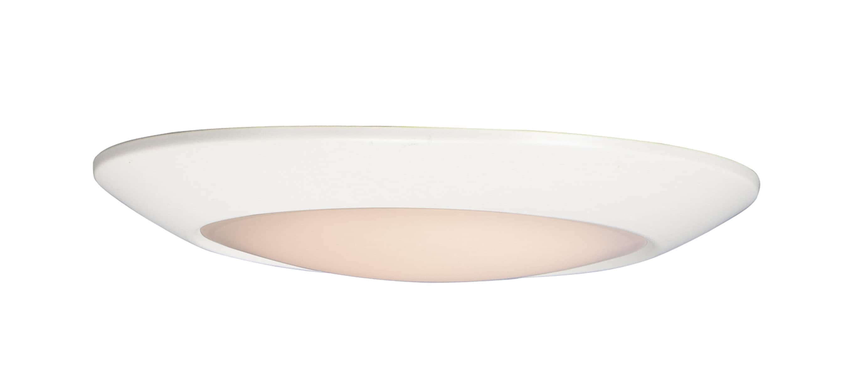 Maxim Lighting 57850WTWT Diverse LED 1 -Light 9.25-in Matte White Integrated LED Flush Mount Light ENERGY STAR Certified
