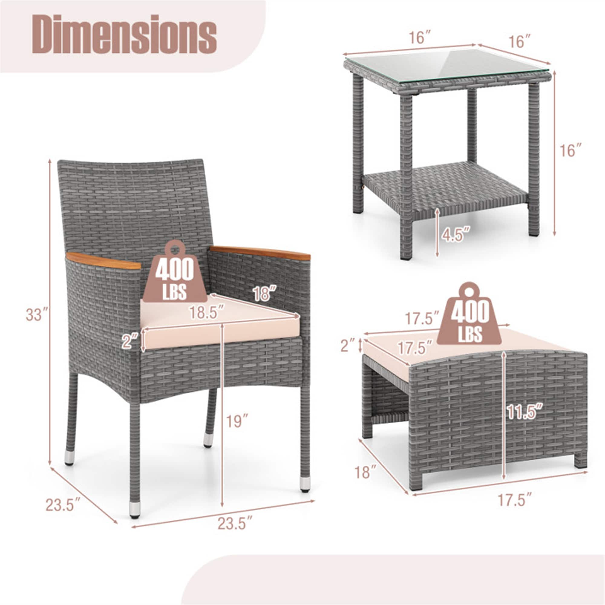 BABOOM BOM-70955NY-CO Patio-Conversation-Sets - View #3