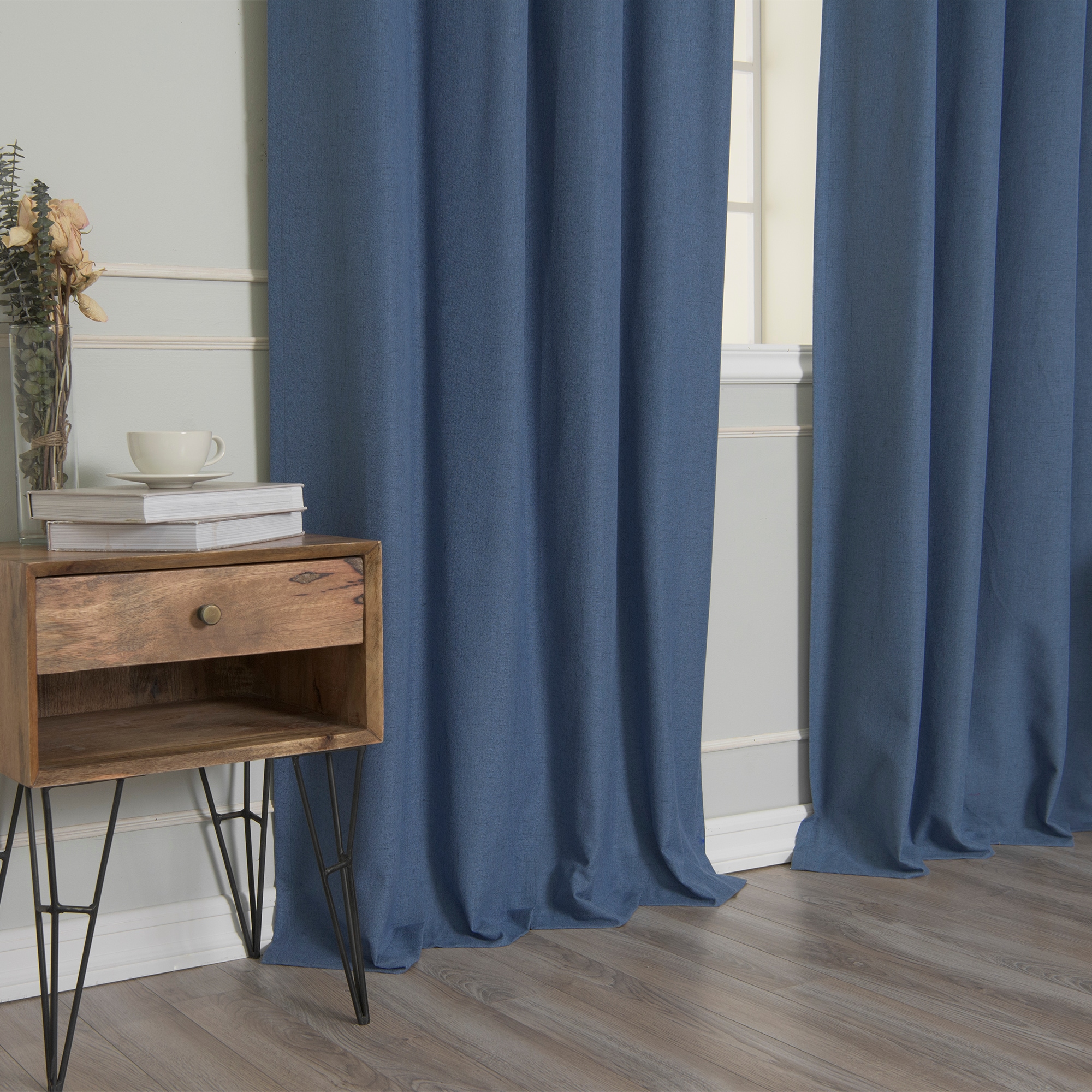Best Home Fashion JC-02-BAK-63-BLUE curtains - View #4