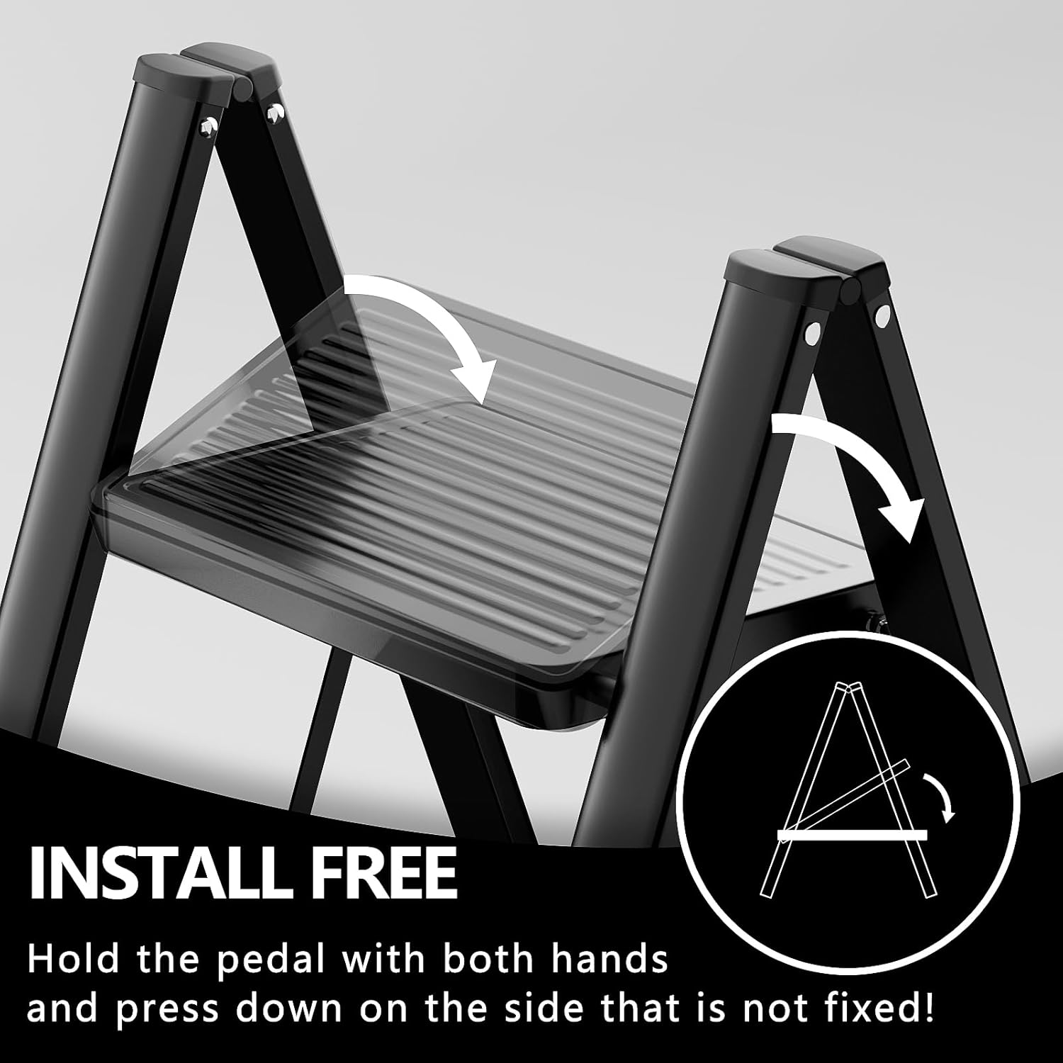 Wudkey L4-SP3X8P Step-Ladders - View #4