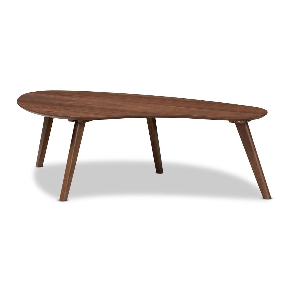 Baxton Studio Scarlette Walnut Wood Midcentury Coffee Table in the