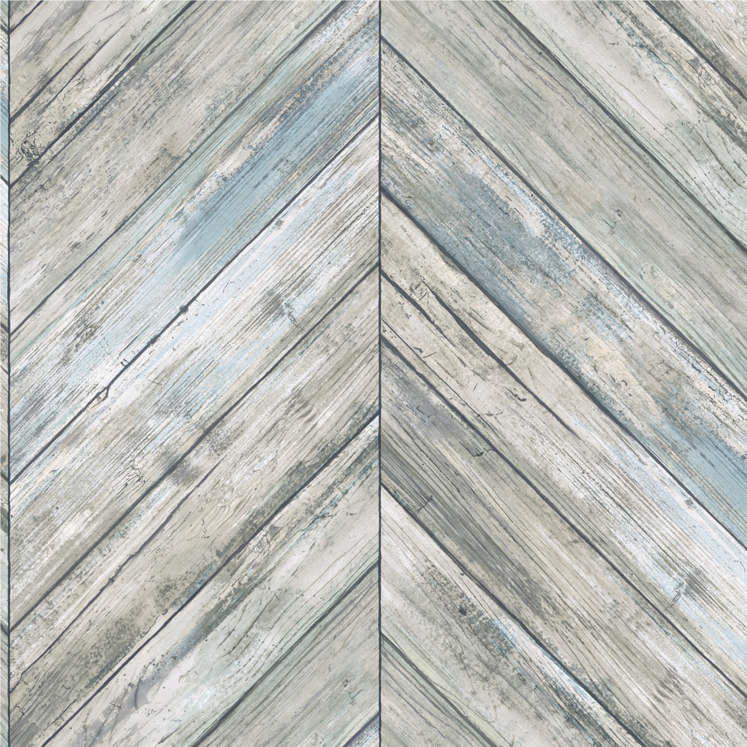 RoomMates RMK11454WP 28.19-sq ft Blue Vinyl Wood Self-adhesive Peel and Stick Wallpaper