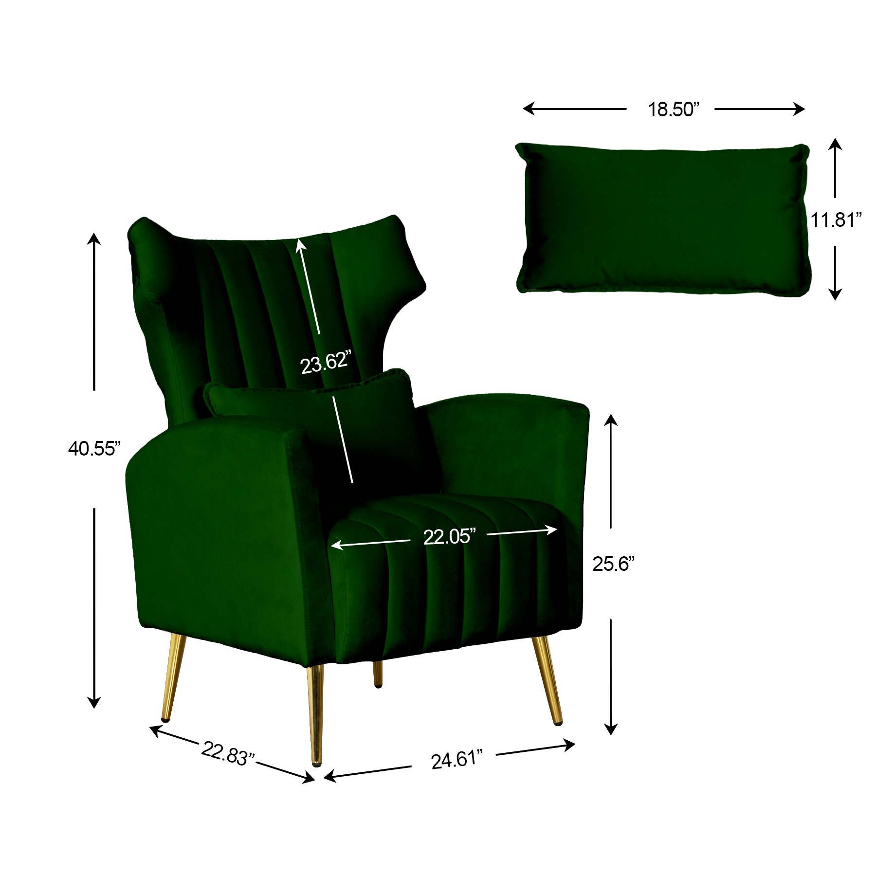 Jarenie YMX03C-GN chairs - View #8