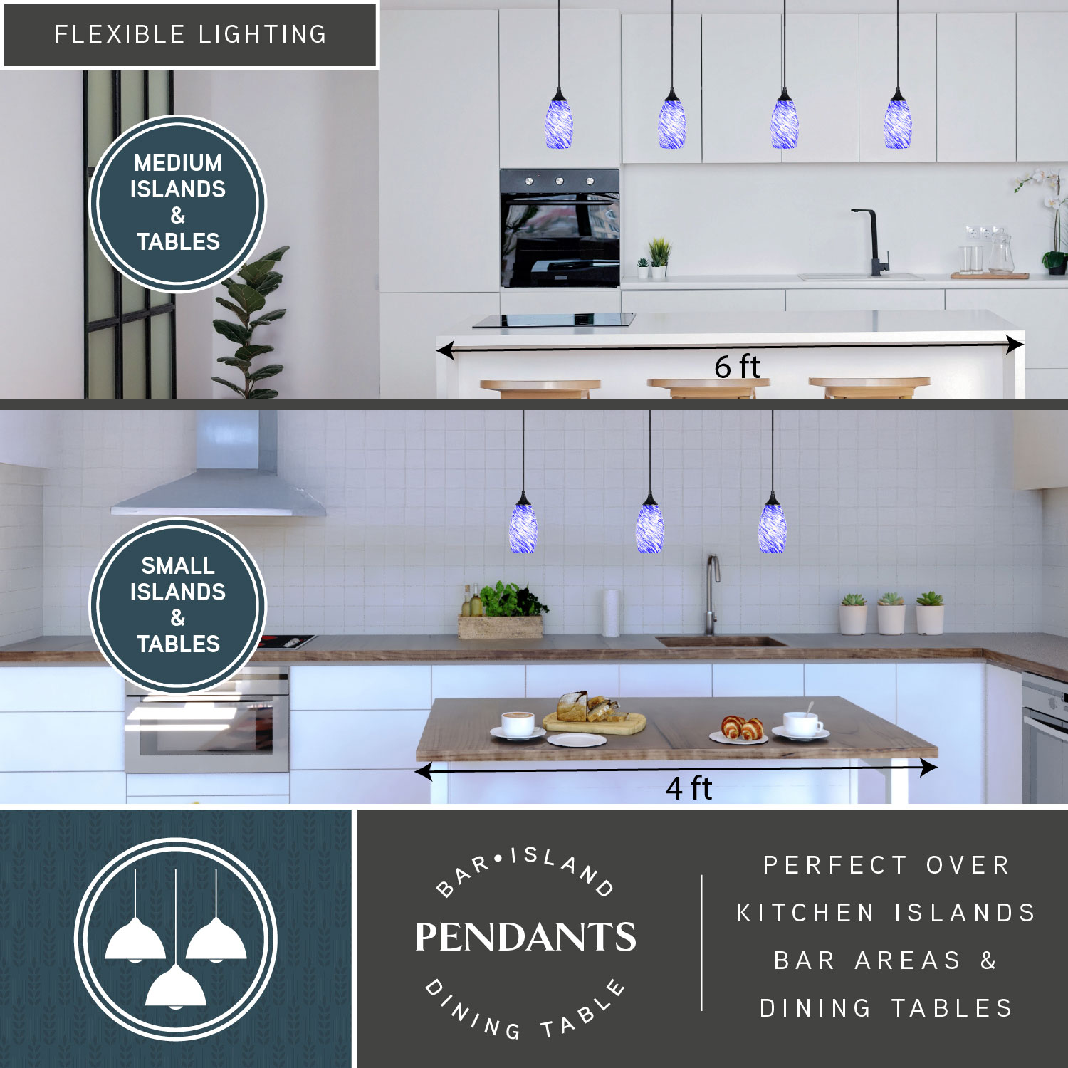 Cascadia P0384 Pendant-Lights - View #2