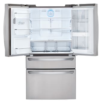 LG 29.7-cu ft 4-Door French Door Refrigerator with Ice Maker and Door ...