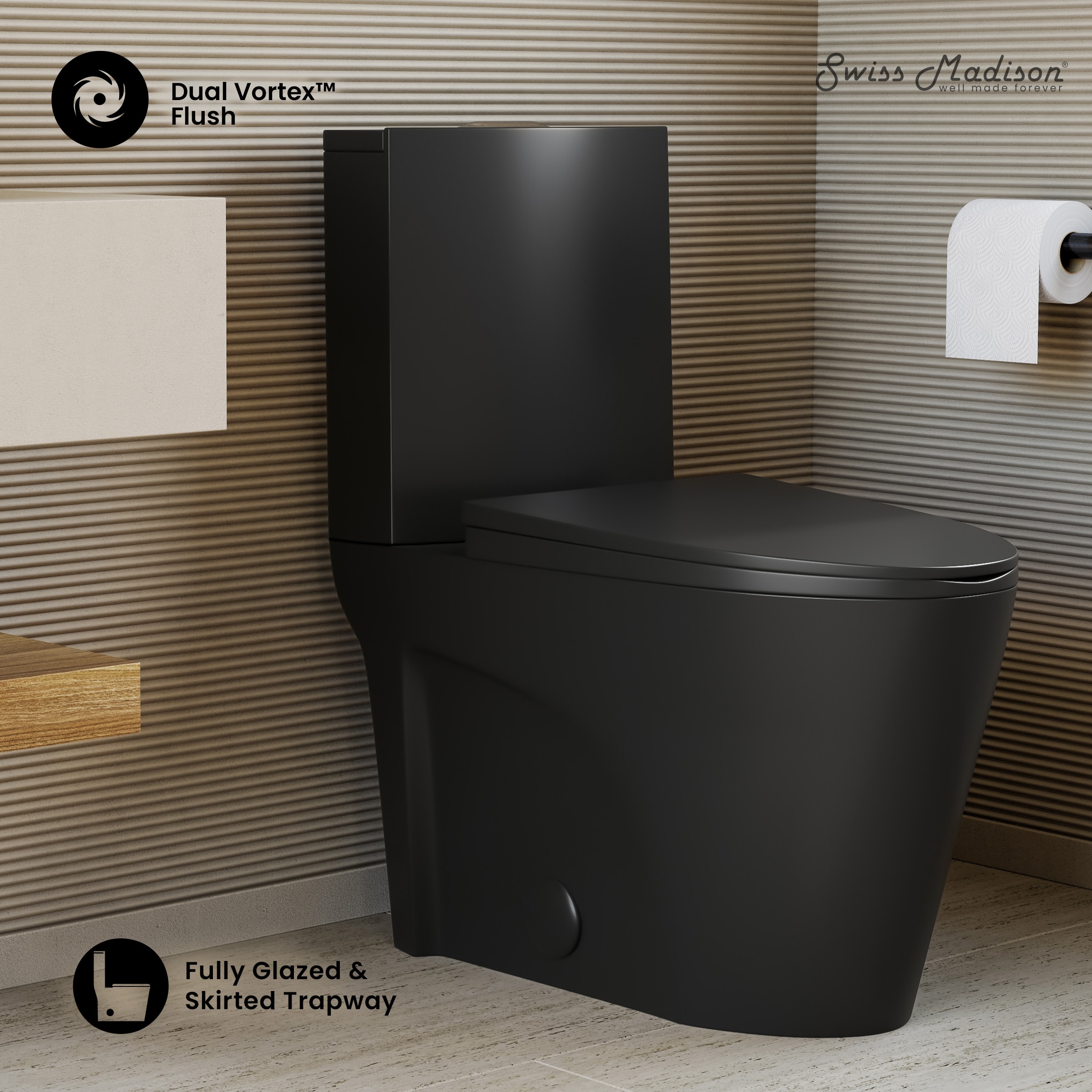 Swiss Madison SM-25-2TANG04MB toilets - View #3