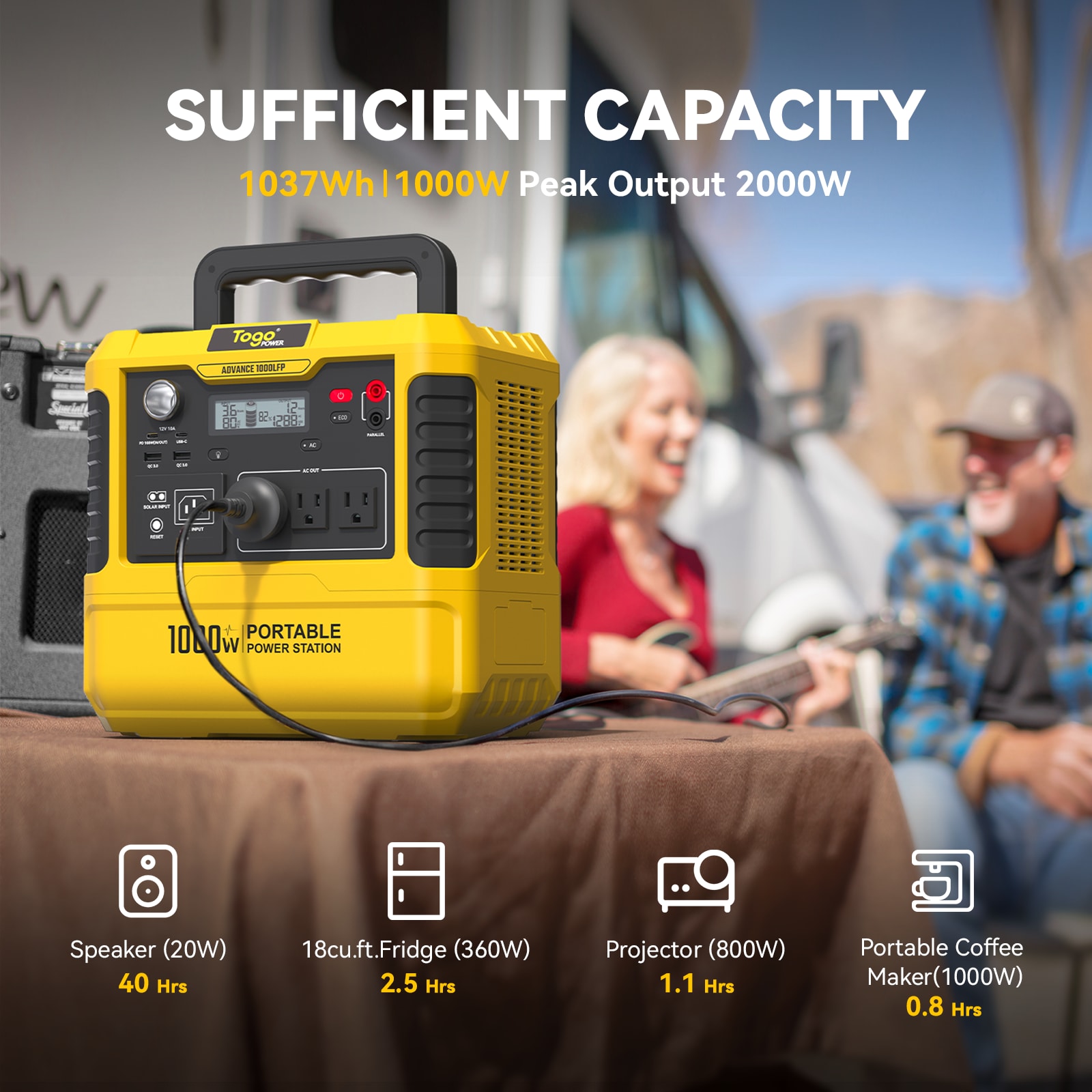 Togopower ADVANCE 1000LFP Solar-Generators - View #2