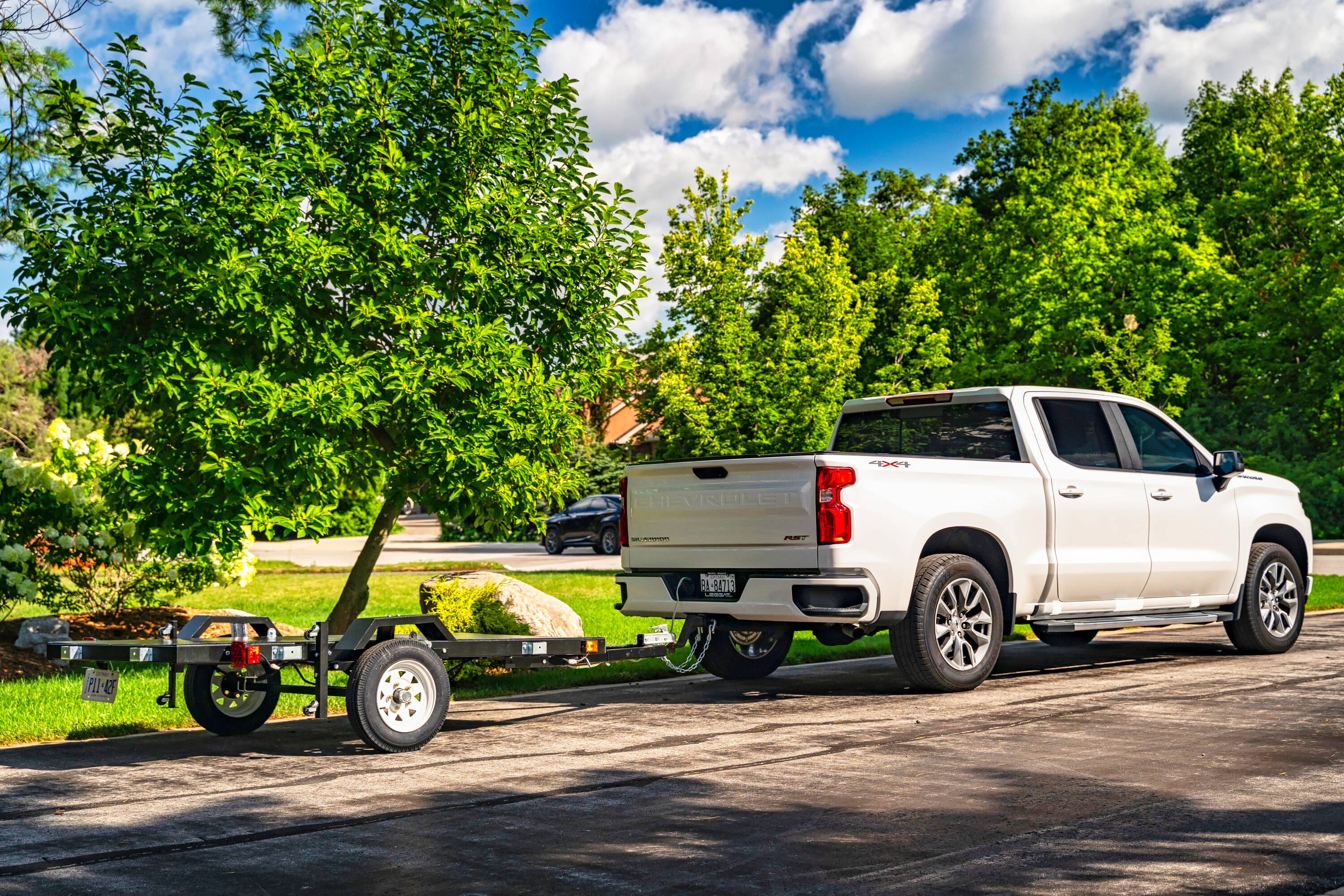 Dk2 4 Ft X 8 Ft Steel Utility Trailer In The Utility Trailers Department At 