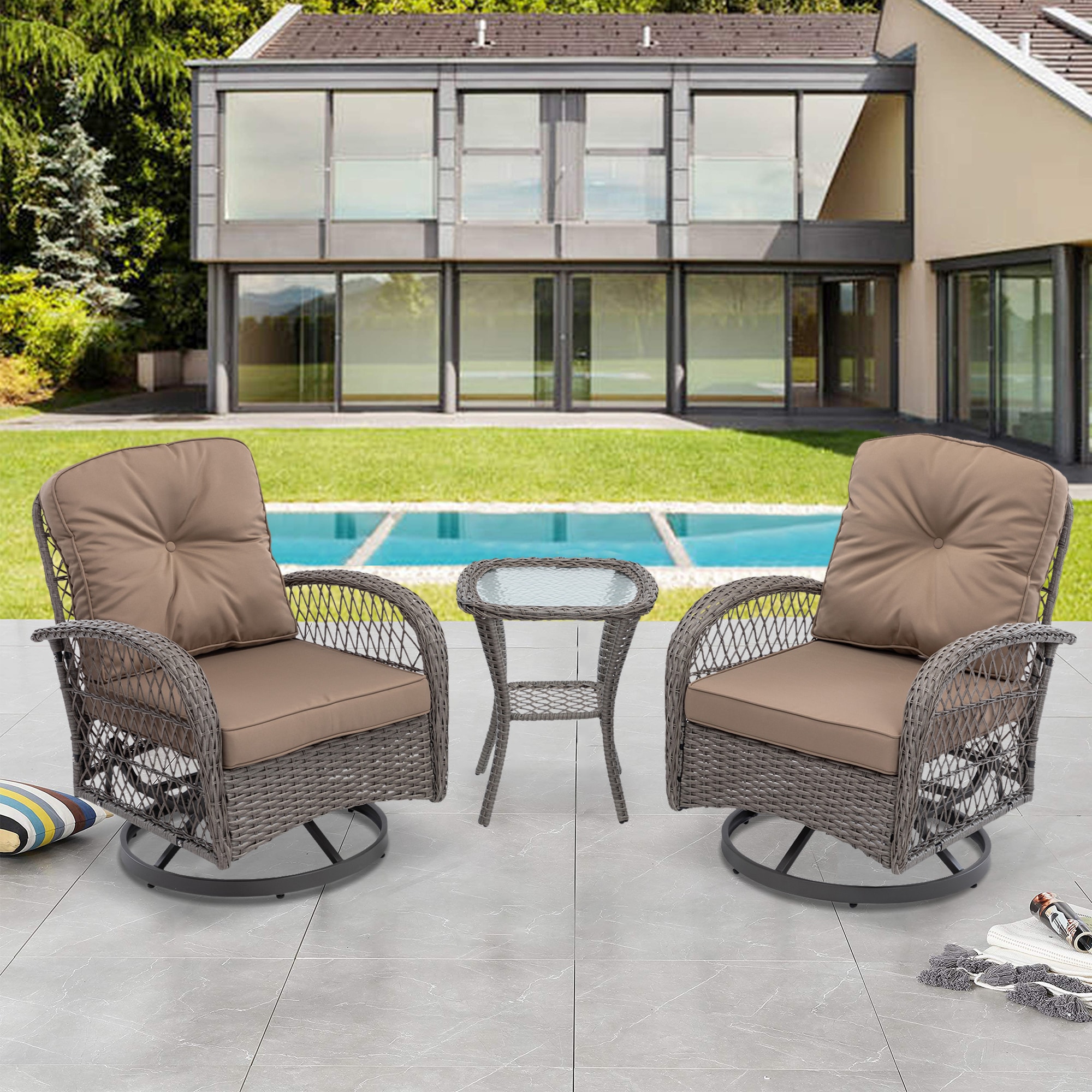 Afoxsos LWMX098 Patio-Conversation-Sets - View #2