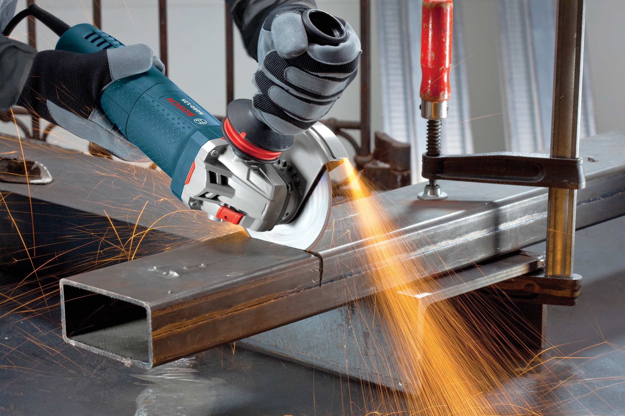 Bosch 4.5 in 8.5 Amp Paddle Switch Corded Angle Grinder at Lowes