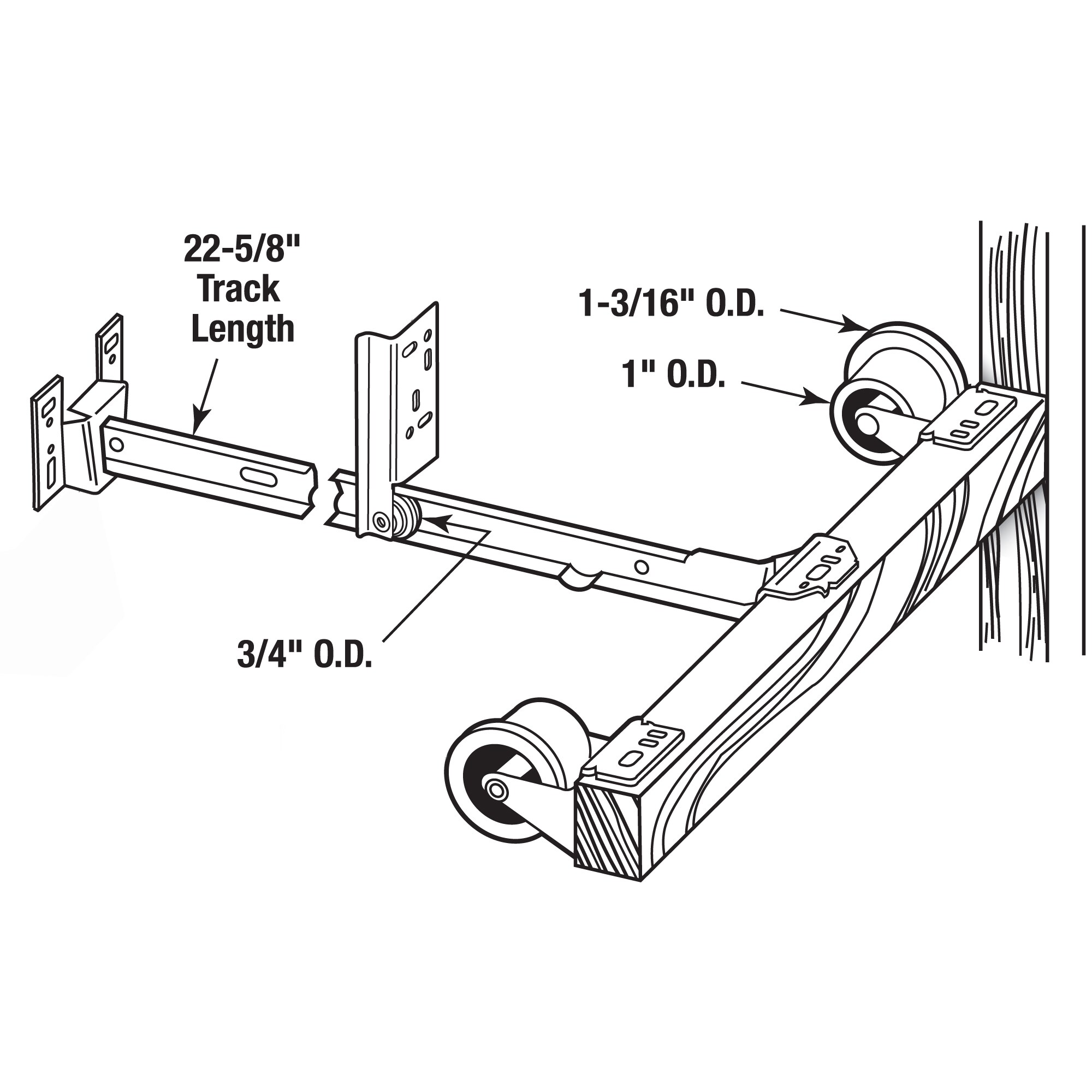 Prime-Line R 7137 Drawer-Hardware - View #3