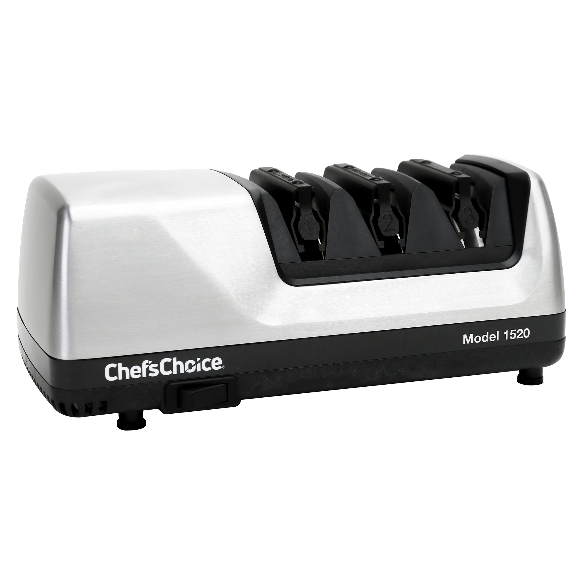 Chef’s Choice Model 1520 AngleSelect Professional Electric Knife Sharpener Brushed Metal