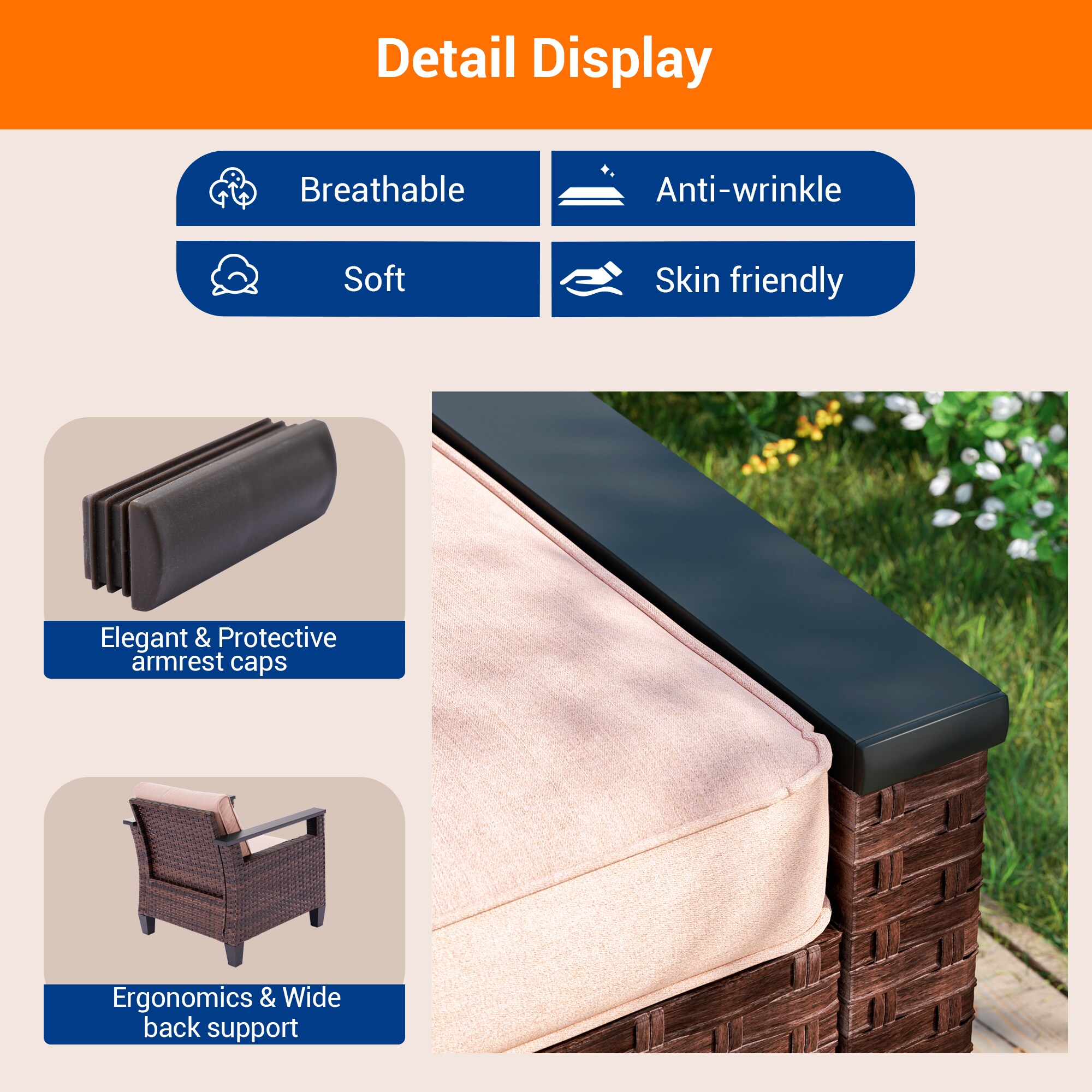 ACEGOSES LW-PS-126BSD Patio-Conversation-Sets - View #5