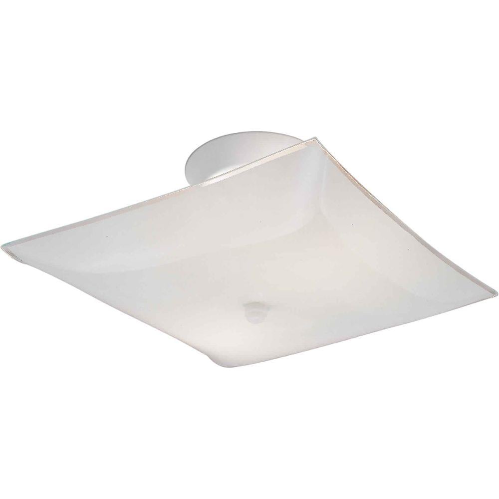  LW-FT511006 1-Light 12-in White Semi-Flush mount light