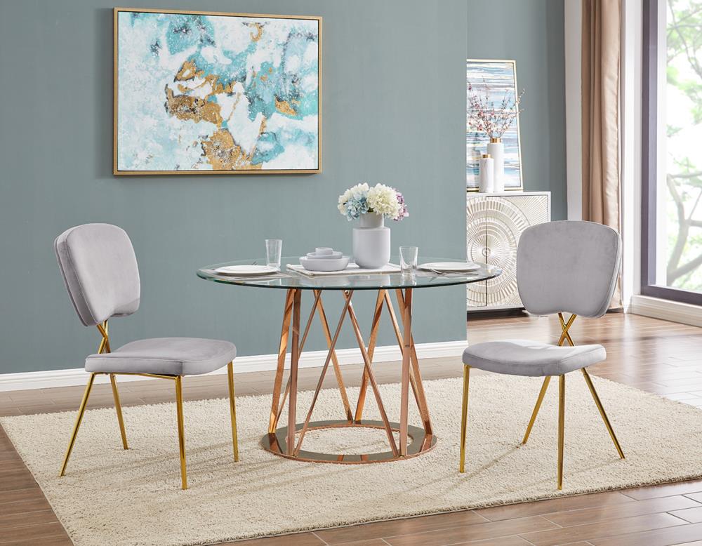 Chic Home Design FDC9587-LW Dining-Chairs - View #2