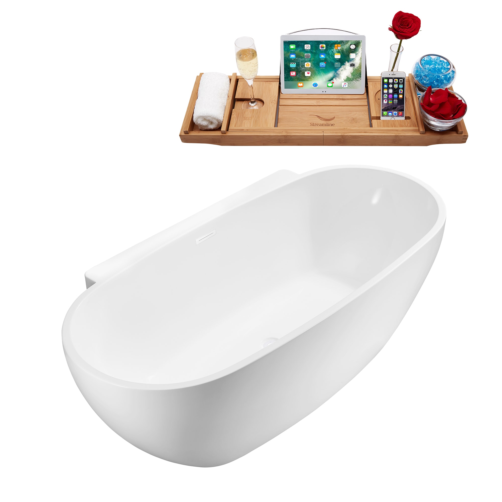 Streamline N300WH bathtubs - View #3
