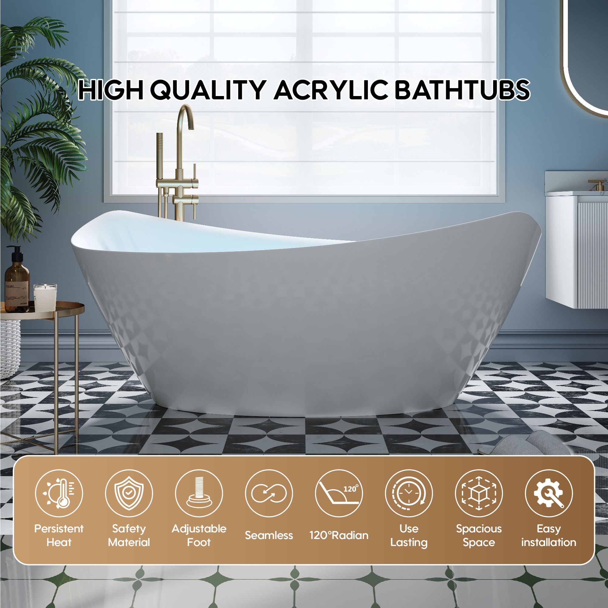 WELLFOR CB-P163621 bathtubs - View #4
