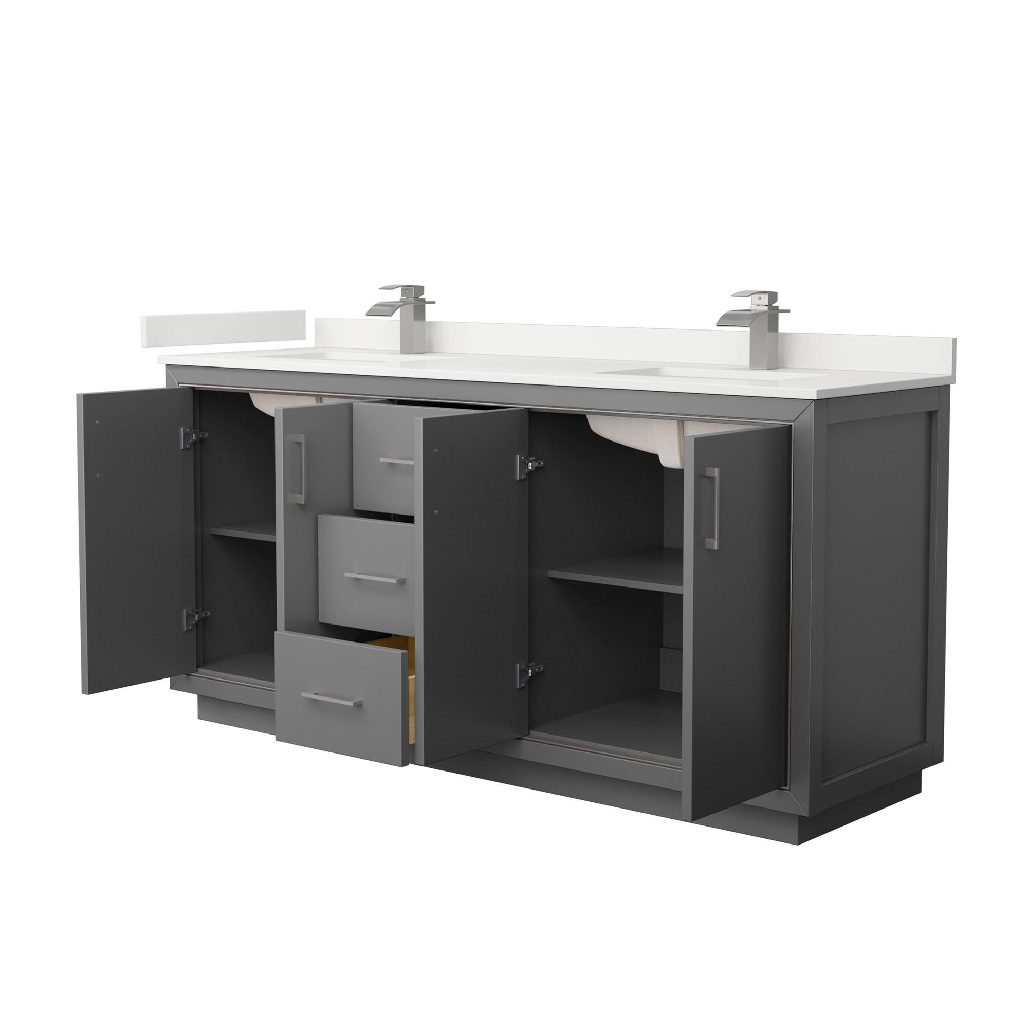 Wyndham Collection WCF111172DKGWQUNSMXX Bath-Vanity-Combo - View #2