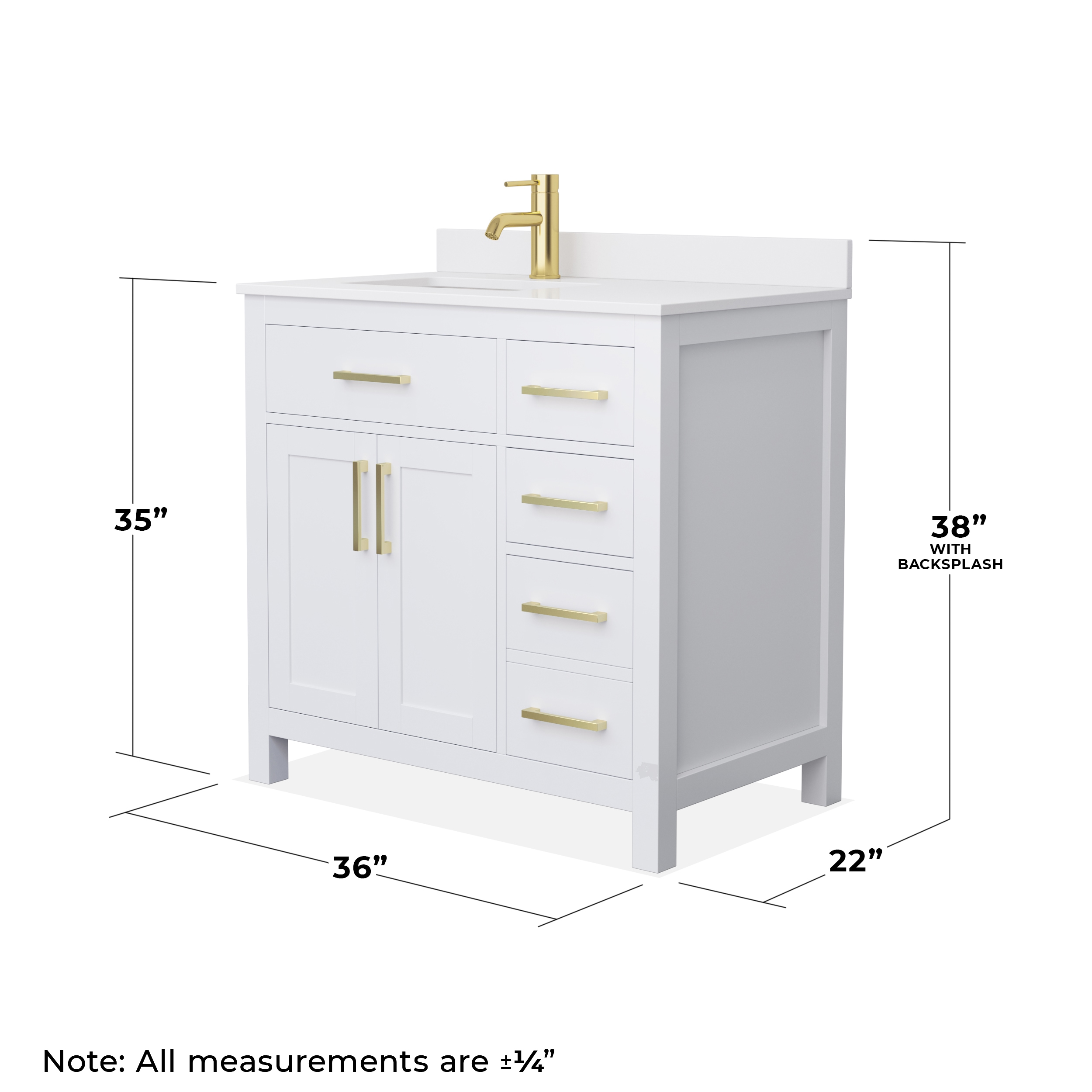 Wyndham Collection WCG242436SWGWCUNSMXX Bath-Vanity-Combo - View #5