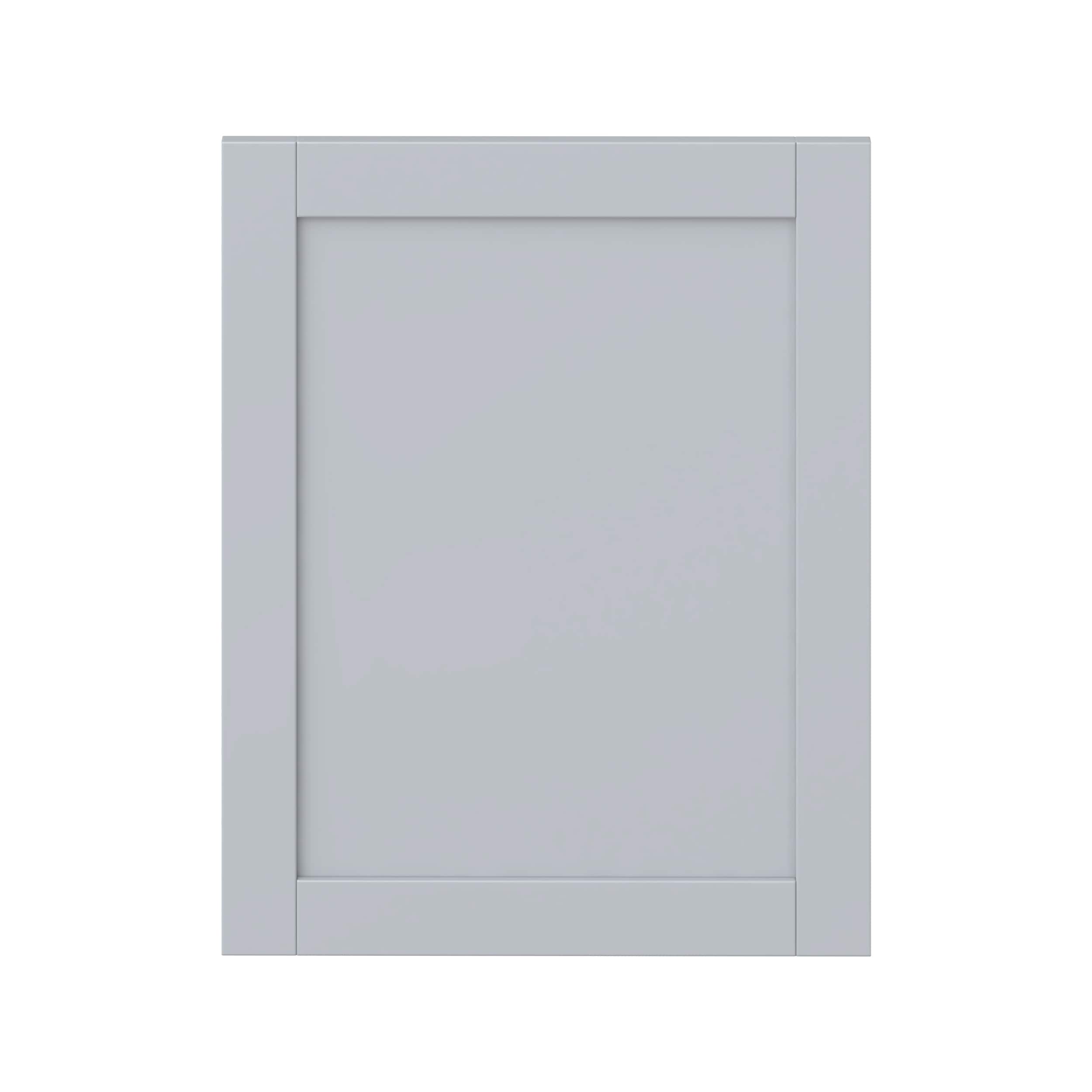 Hugo&Borg DSDR2430-CH Charlesberg 24-in W x 30-in H Light Gray Laminate Shaker Base and wall and pantry cabinet doors (Fits 24-in base box )