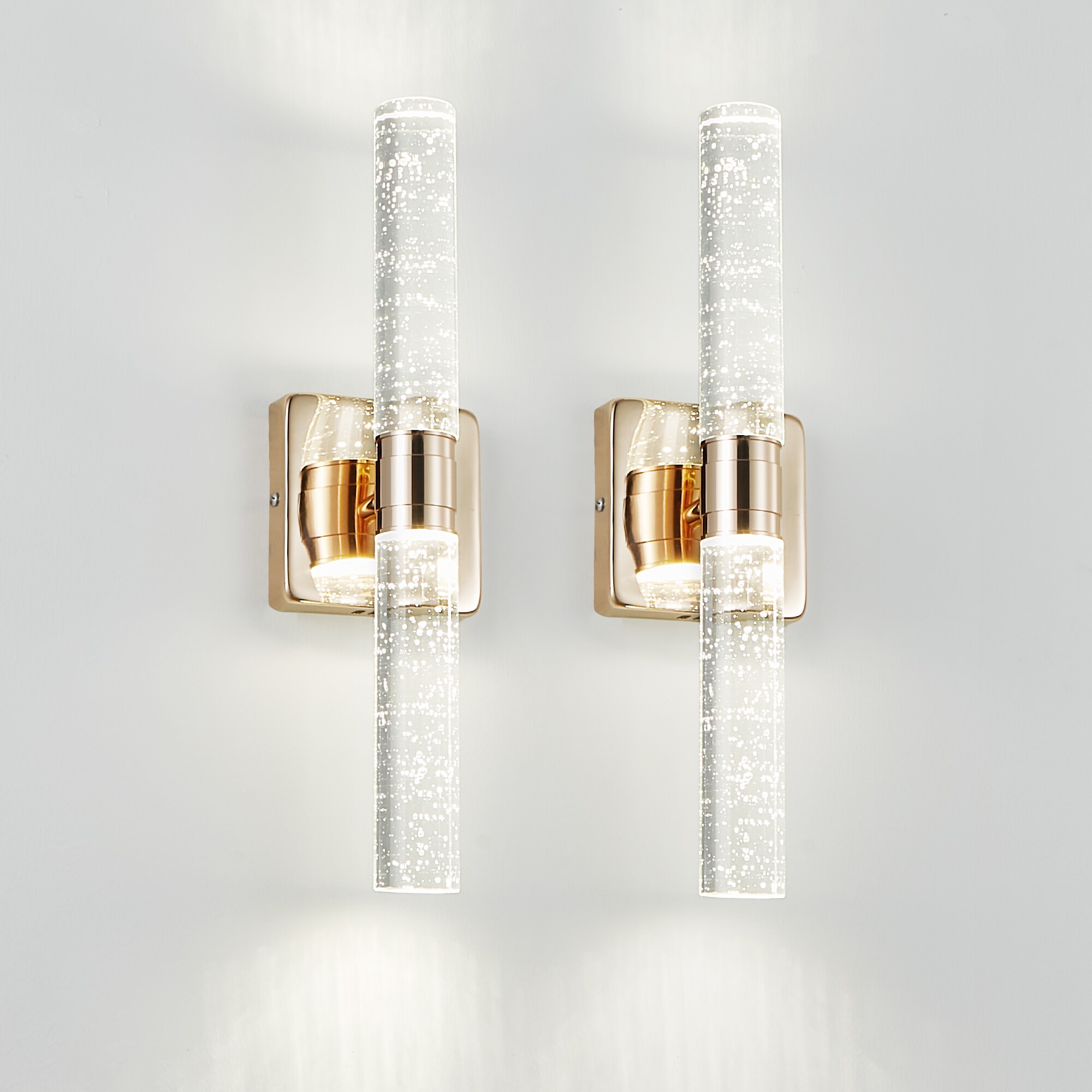 ToolCat BZ-3-90-SN 4.7-in W 2 -Light Bronze Integrated LED Wall Sconce