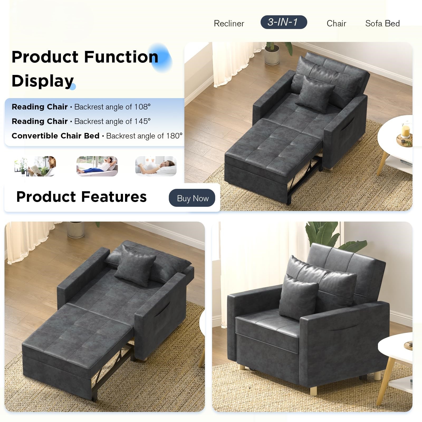 AECOJOY 13048GG-LS01 futons - View #3