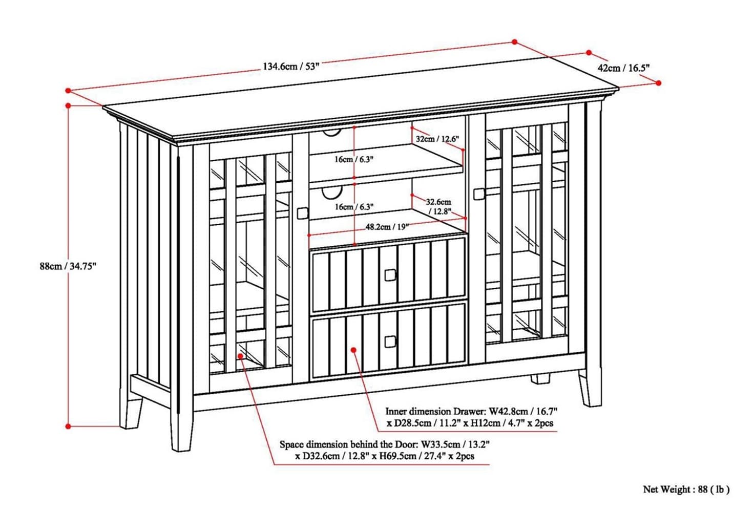 Simpli Home 3AXCBED-01 Tv-Stands - View #10