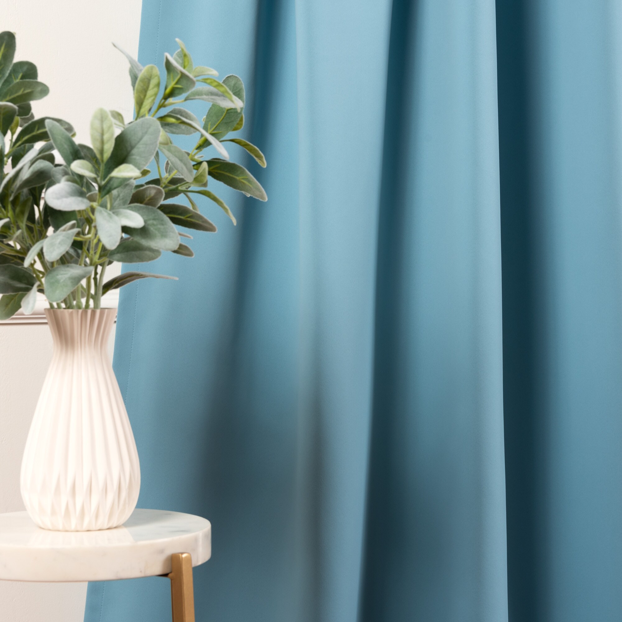 Best Home Fashion SOLID-96-OCEAN curtains - View #5