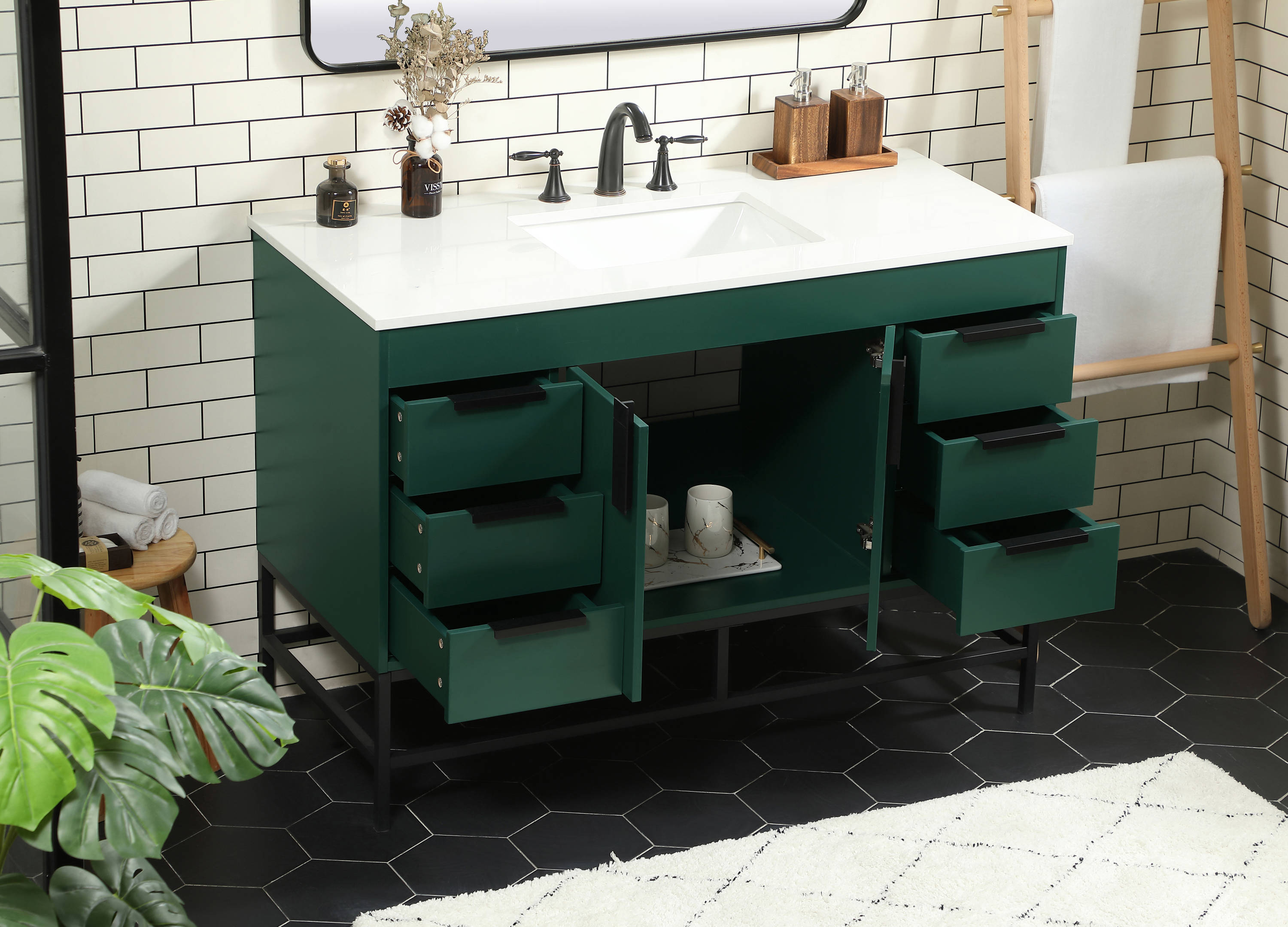 Elegant Decor HF1464W48MGN Bath-Vanity-Combo - View #4