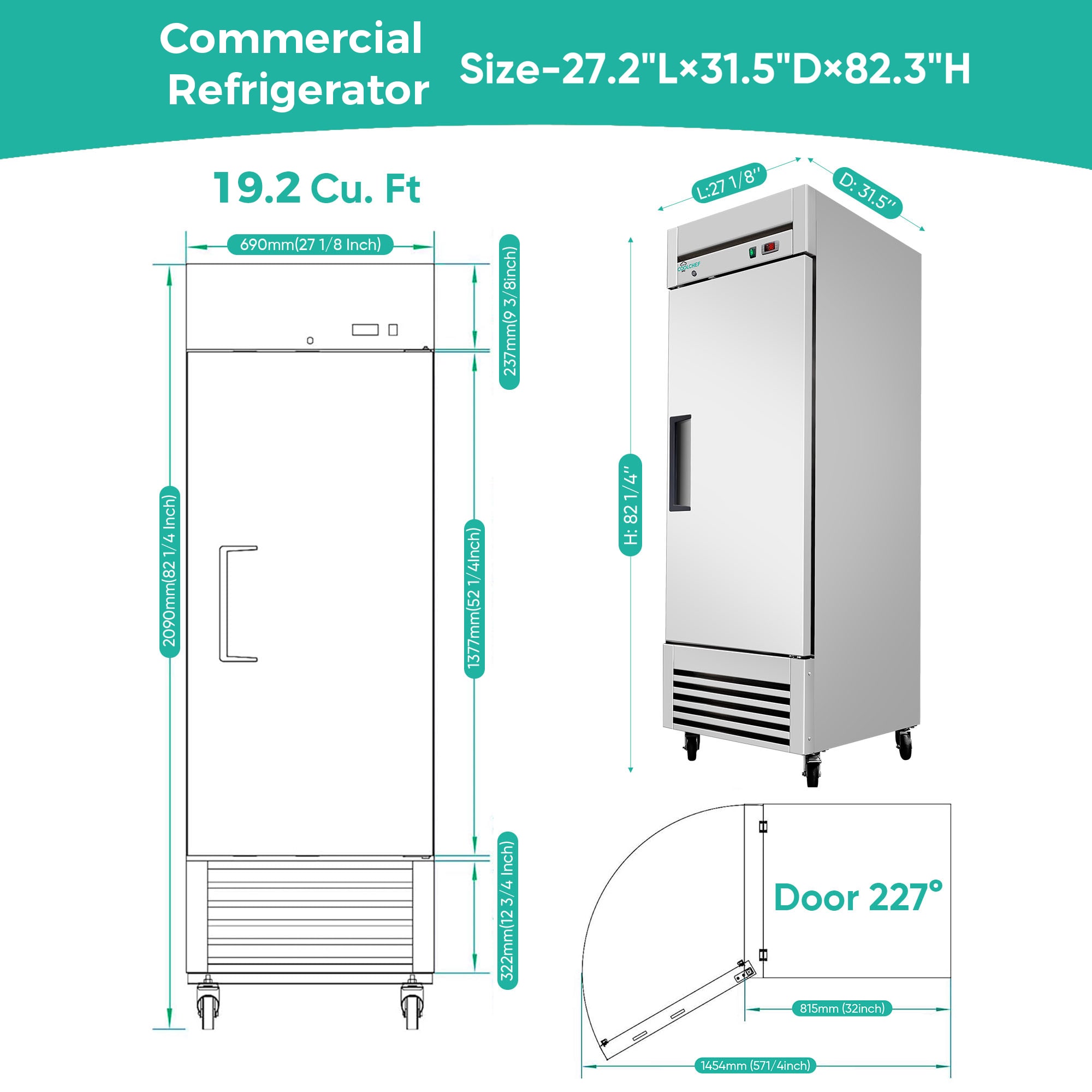 Xspracer ML-CR117 Commercial-Refrigerators - View #2