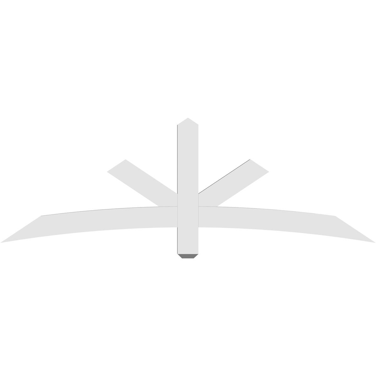Ekena Millwork GBP072X24X0204ALB00 Exterior-Brackets-Braces - View #4