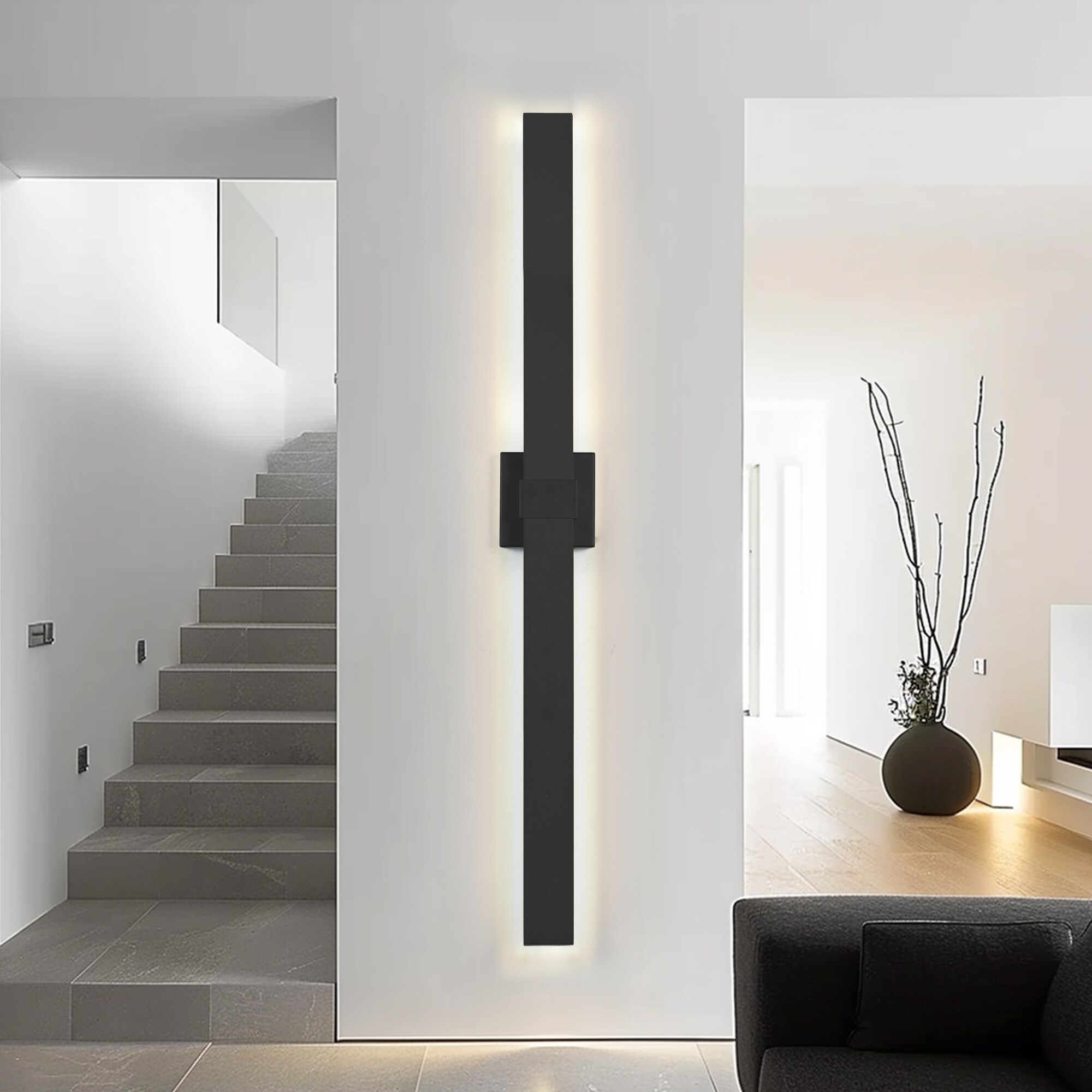 LamQee 06FTL0276EBK Outdoor-Wall-Lighting - View #3