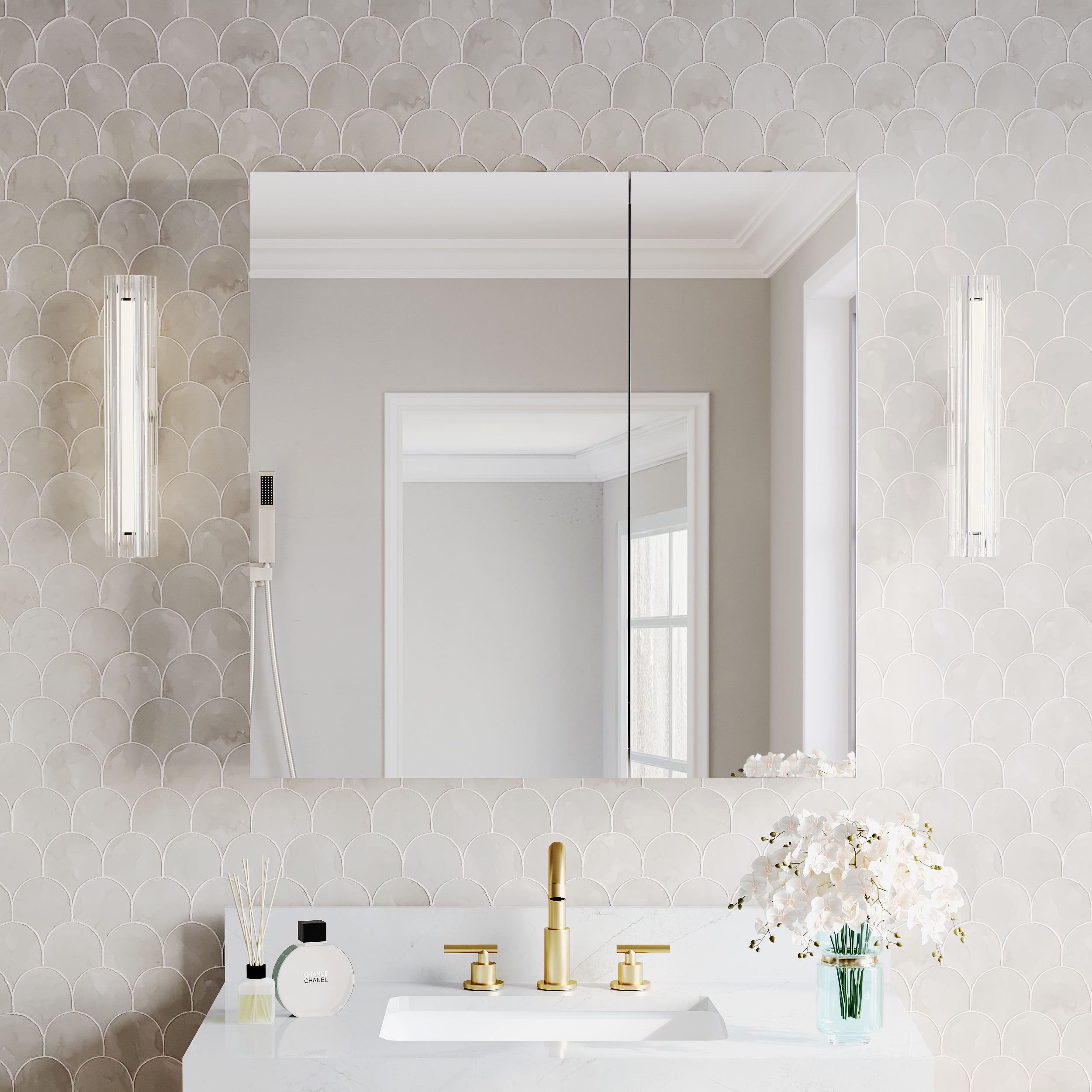 WELLFOR JRA20R12R32 Bathroom-Medicine-Cabinets - View #11