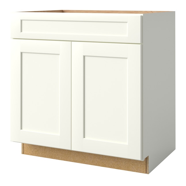 allen + roth Aveley 33-in W x 34.5-in H x 24-in D Linen Maple Corner Base Semi-Custom Cabinet allen + roth Aveley 33-in W x 34.5-in H x 24-in D Linen Maple Corner Base Semi-Custom Cabinet