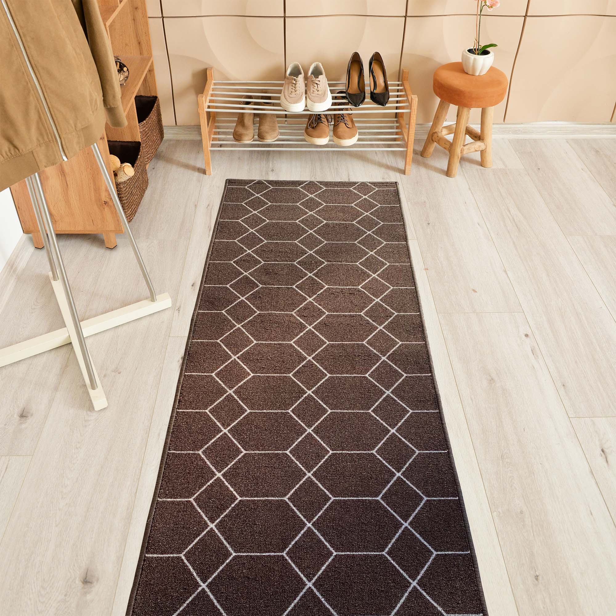 Playa Rug HEXBROWN-26X16 rugs - View #4