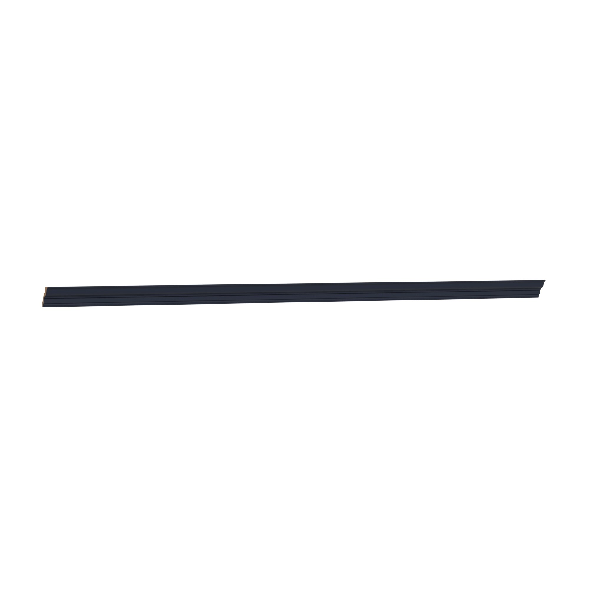 KraftMaid Momentum CCM8.NGG77 Deveron Cabinet Crown Moulding 96-in W x 3.125-in H x 2.4375-in D Midnight Painted