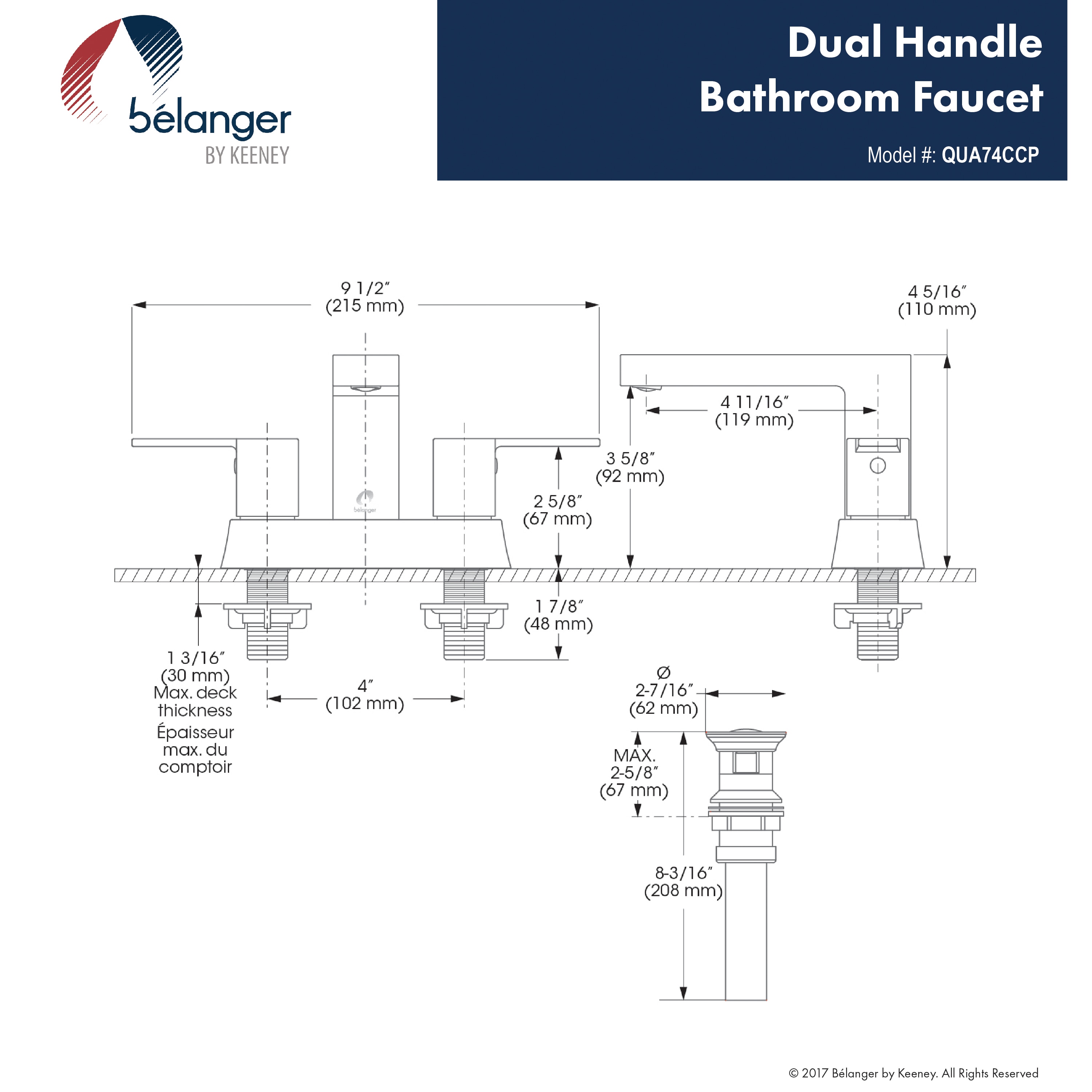 Belanger QUA74CCP Lavatory-Faucets - View #8
