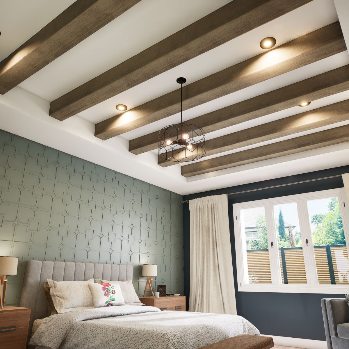 Ekena Millwork BMRS2C0080X120X120AL Faux-Beams - View #9