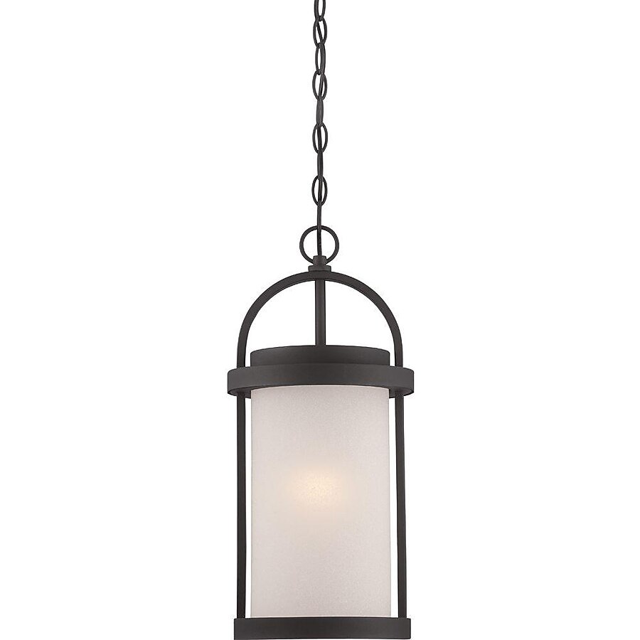 Textured Black Transitional Frosted Glass Lantern Pendant Light Textured Black Transitional Frosted Glass Lantern Pendant Light